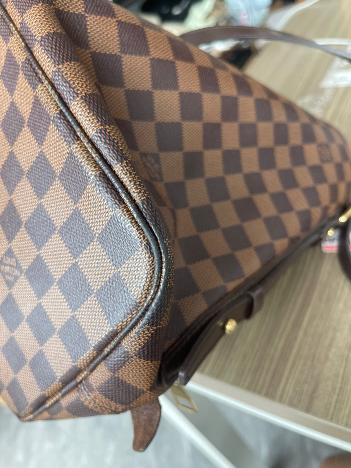 Louis Vuitton - Cabas Rivington - Cloth - Brown - (medium)