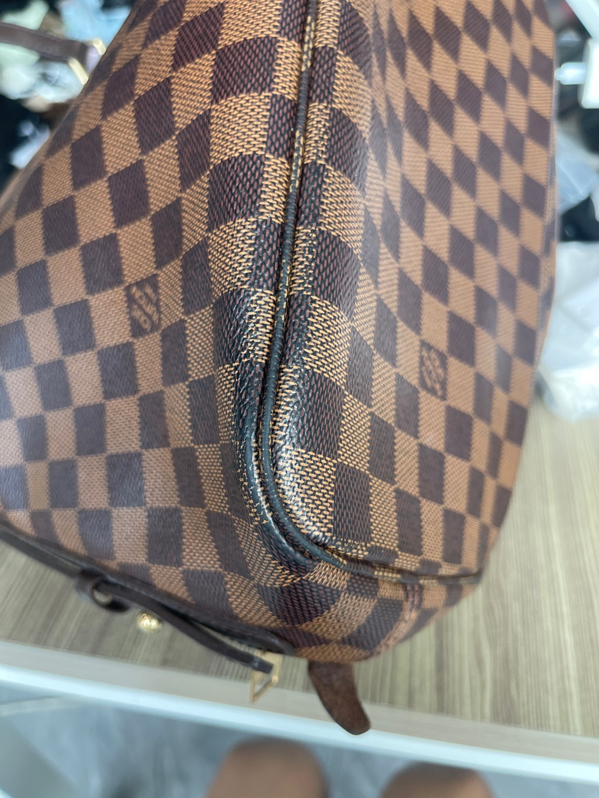 Louis Vuitton - Cabas Rivington - Cloth - Brown - (medium)