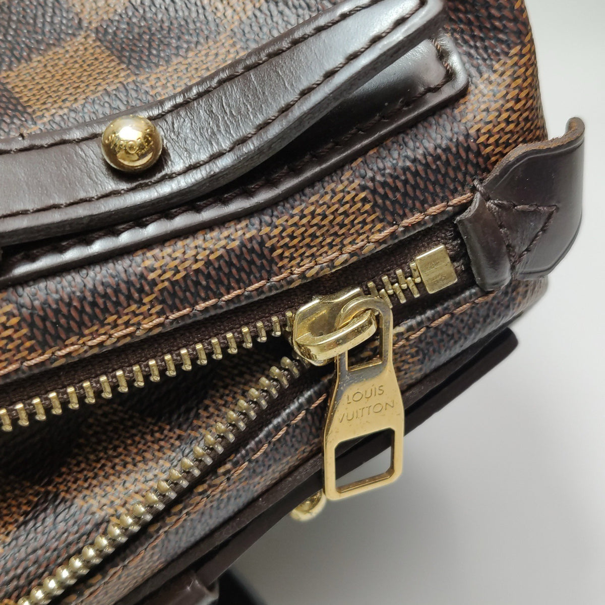 Louis Vuitton - Cabas Rivington - Cloth - Brown - (medium)