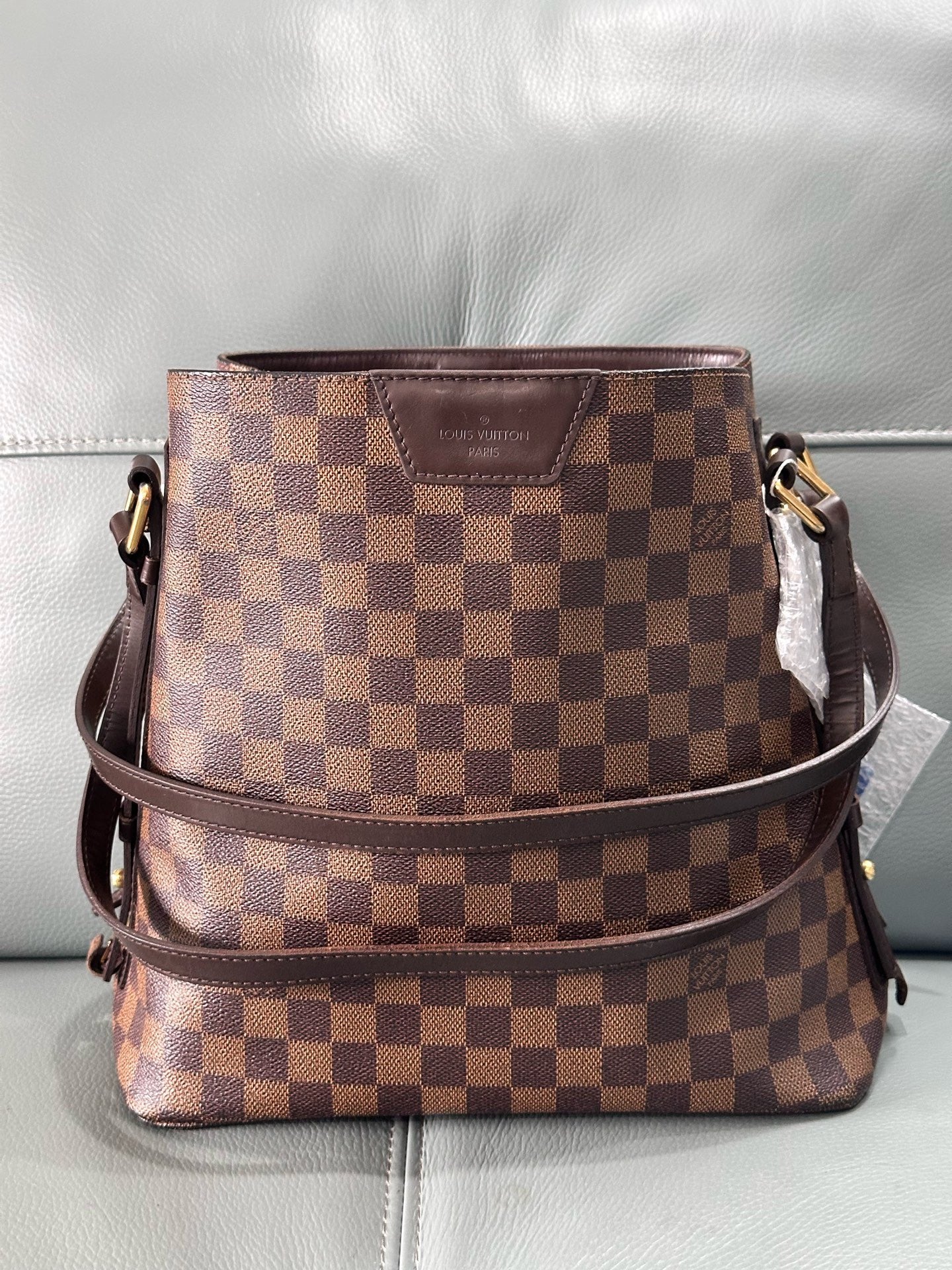 Louis Vuitton - Cabas Rivington - Leather - Brown - (medium)