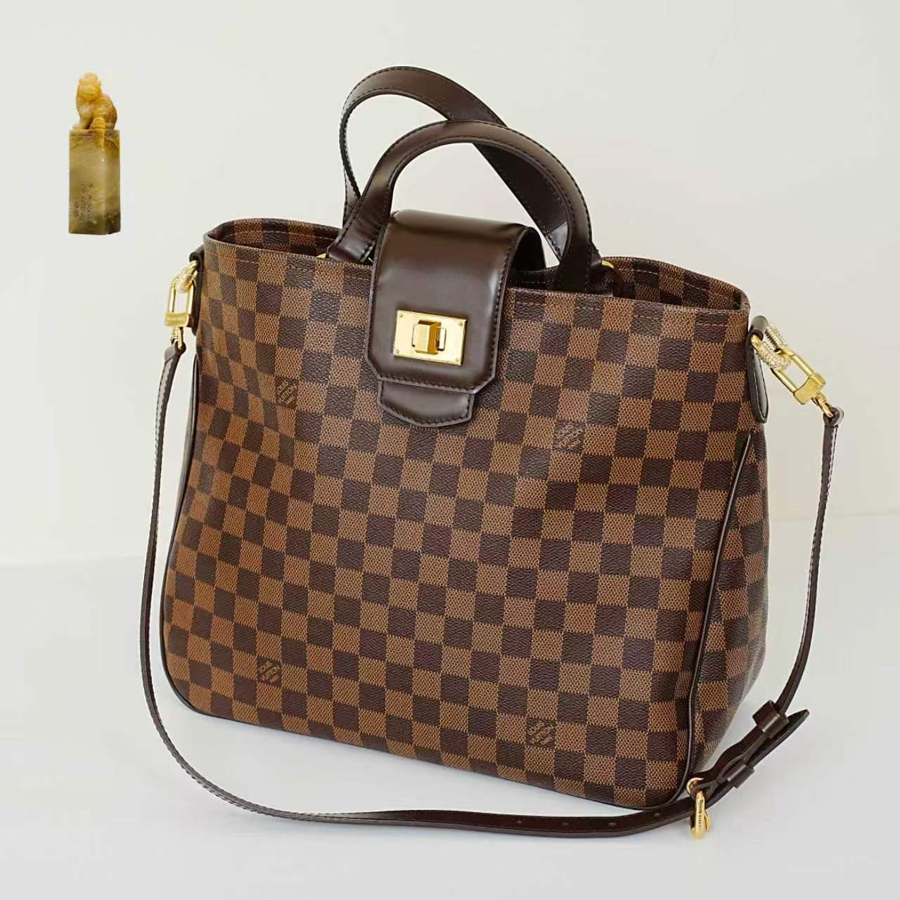 Louis Vuitton - Cabas Roseberry - Leather - Brown - (large)