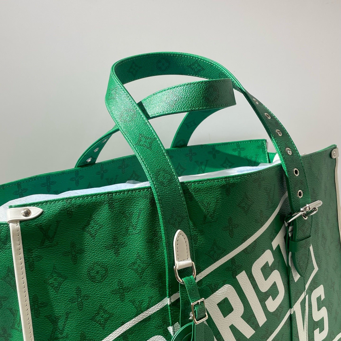 Louis Vuitton - CABAS ZIPPE - Leather - Green - (large)