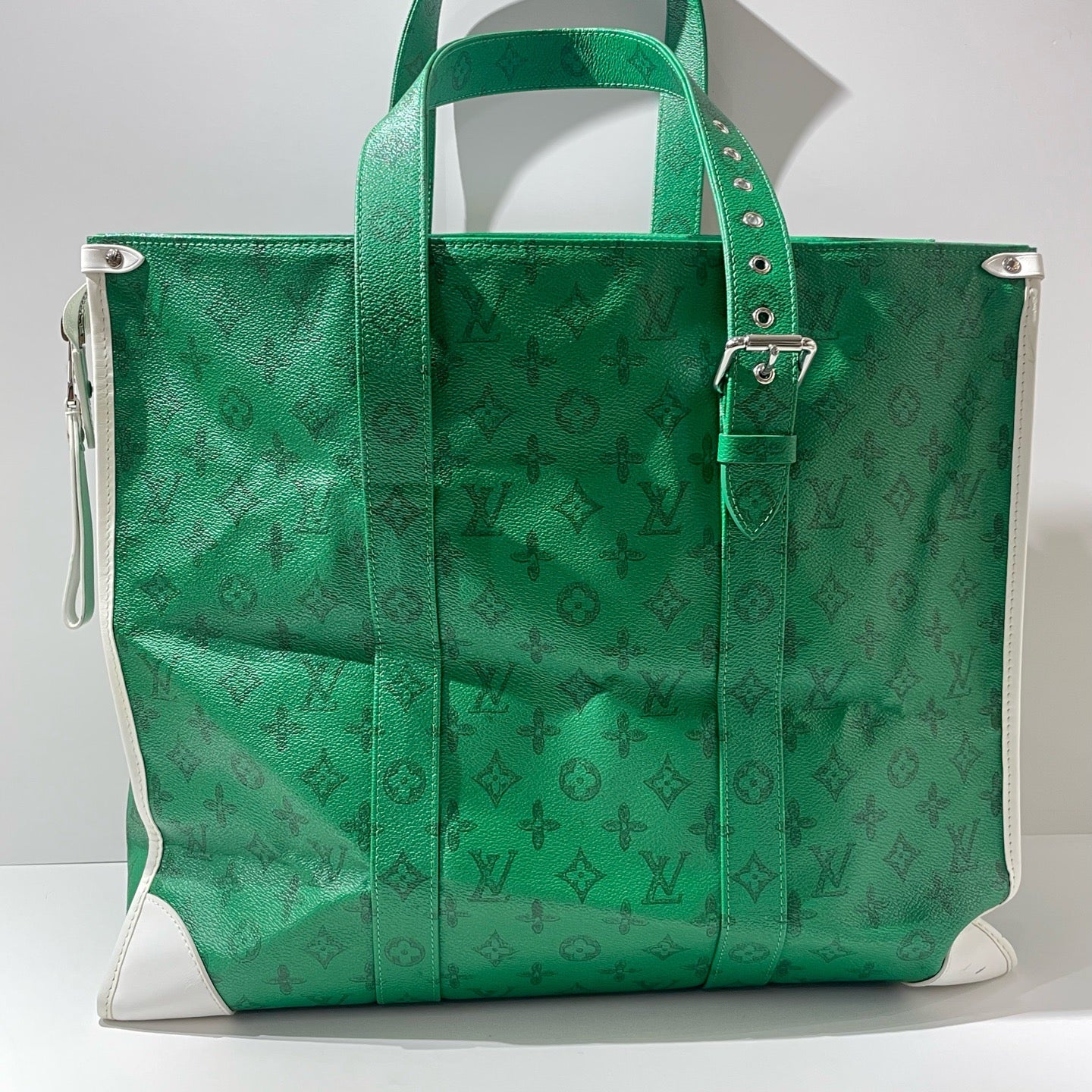 Louis Vuitton - CABAS ZIPPE - Leather - Green - (large)