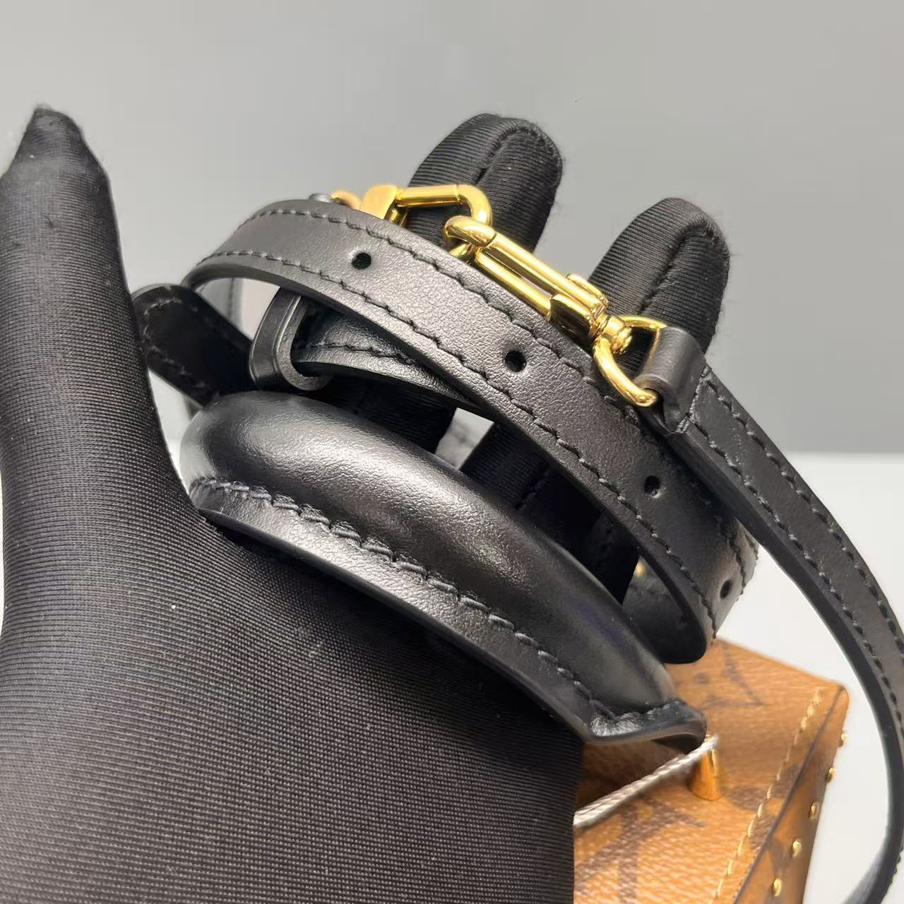 Louis Vuitton - Camera Box Bag - Monogram coated canvas with leather trim - Brown with Tan and Black accents - (mini)