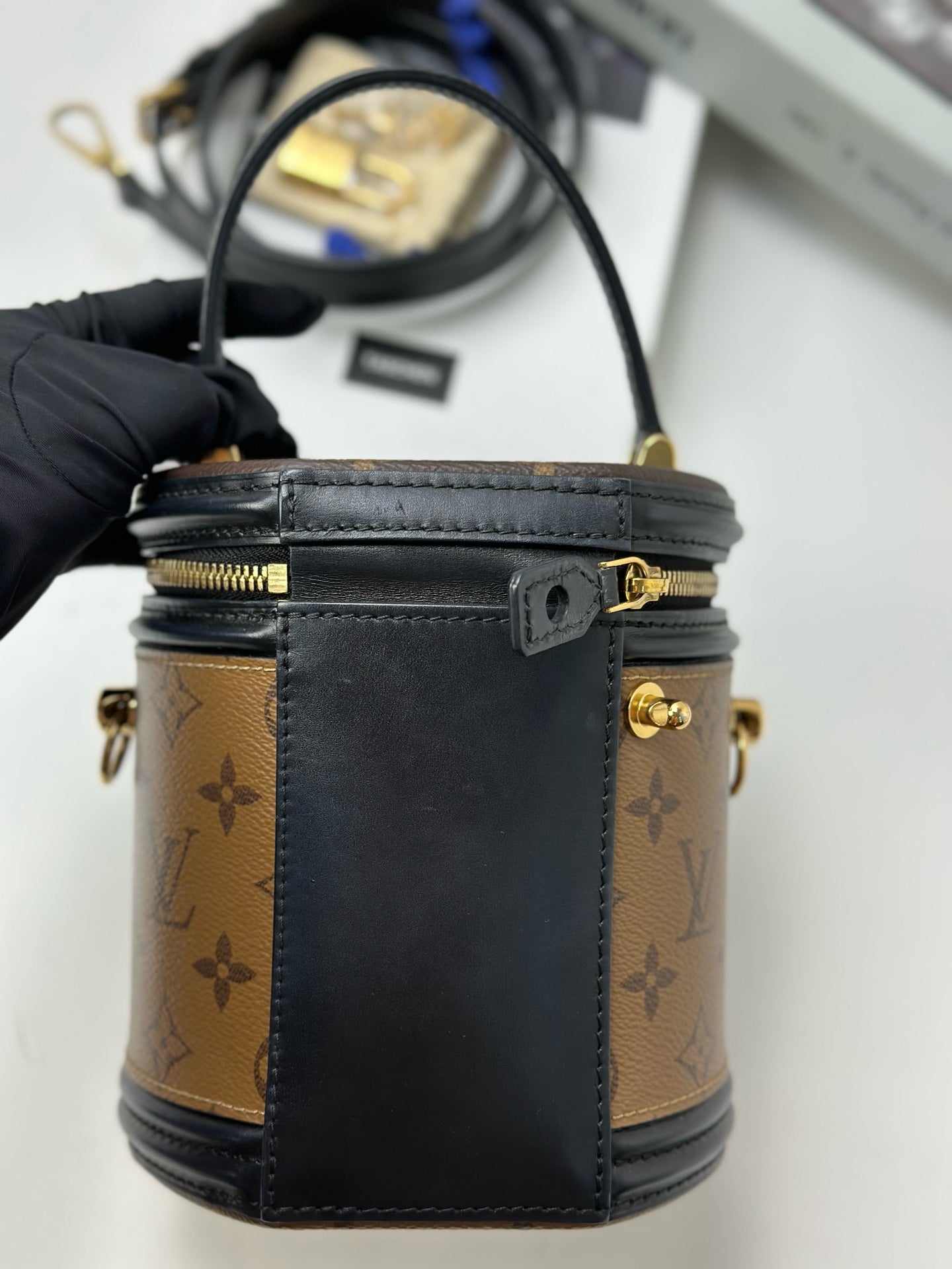 Louis Vuitton - Cannes - Synthetic - Brown - (Small)