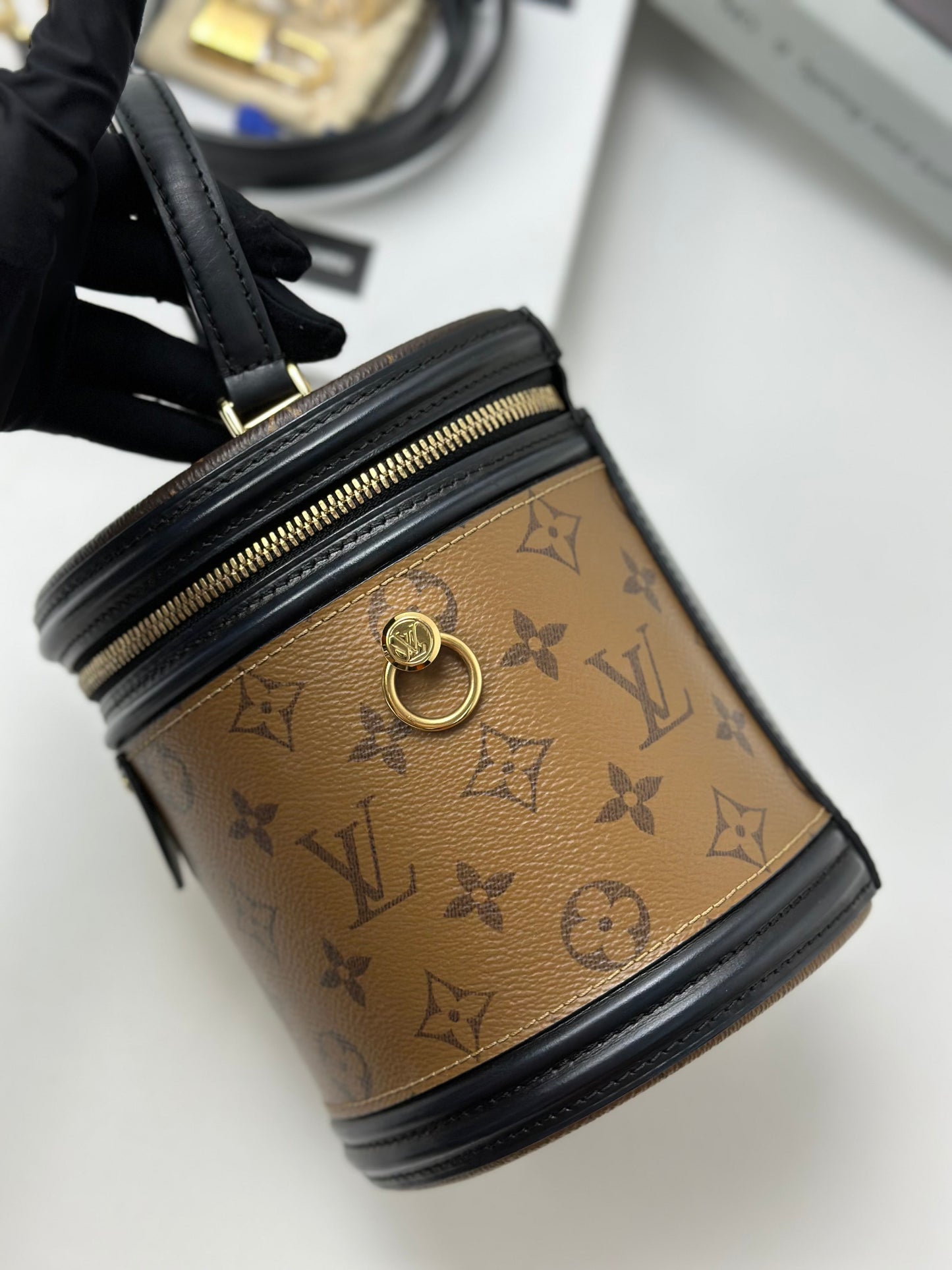 Louis Vuitton - Cannes - Synthetic - Brown - (Small)