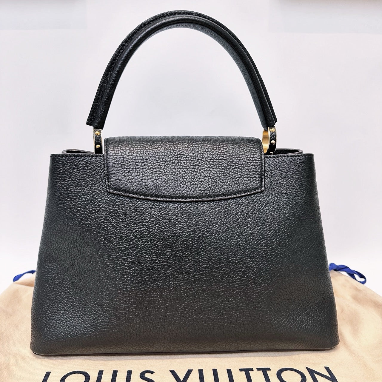 Louis Vuitton - Capucine - Calfskin - Black - (medium)