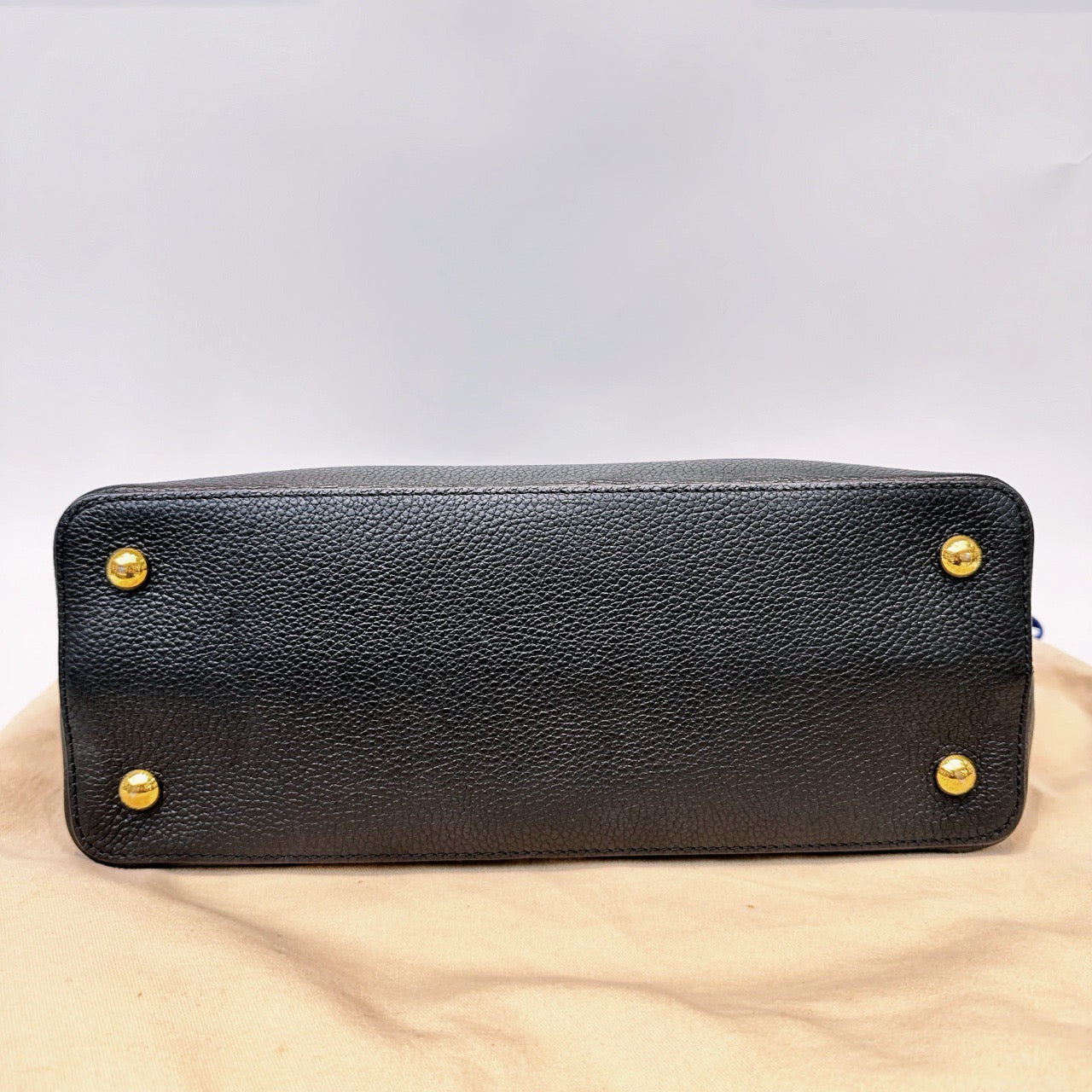 Louis Vuitton - Capucine - Calfskin - Black - (medium)