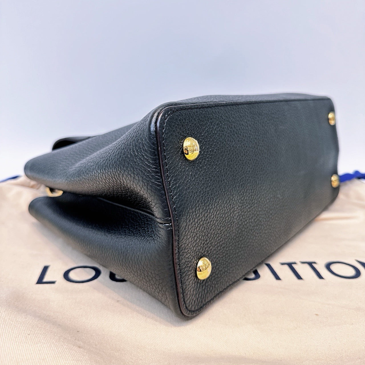 Louis Vuitton - Capucine - Calfskin - Black - (medium)