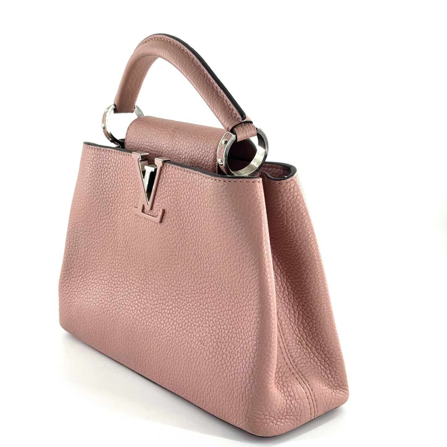 Louis Vuitton - Capucines - Leather - Pink