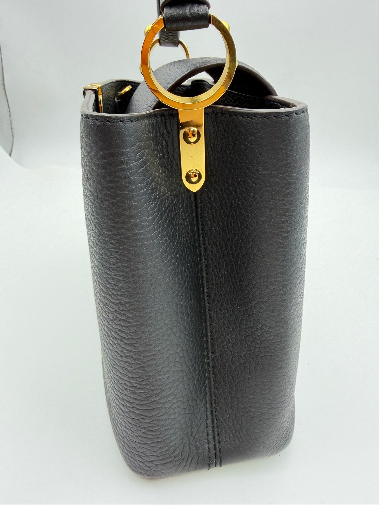 Louis Vuitton - Capucines BB - Leather - Black - (mini)
