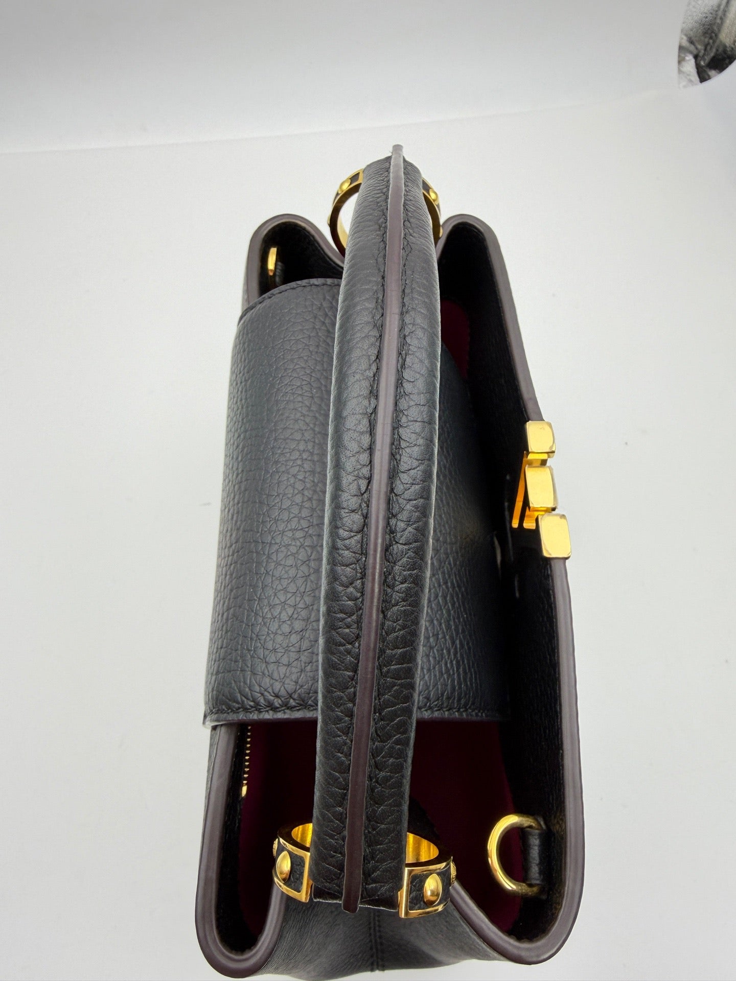 Louis Vuitton - Capucines BB - Leather - Black - (mini)
