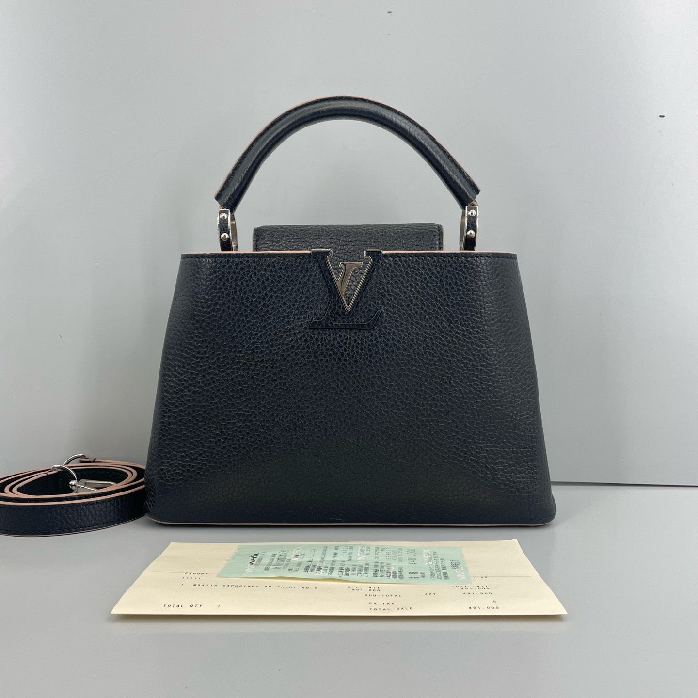 Louis Vuitton - Capucines BB - Leather - Black - (Small)