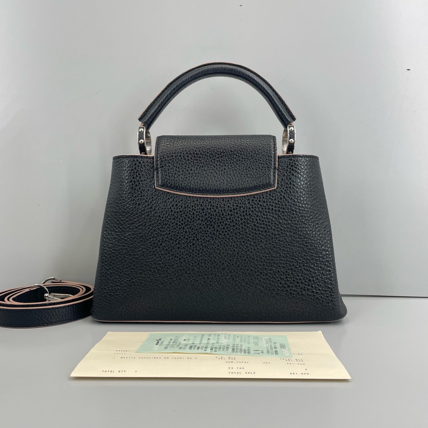 Louis Vuitton - Capucines BB - Leather - Black - (Small)