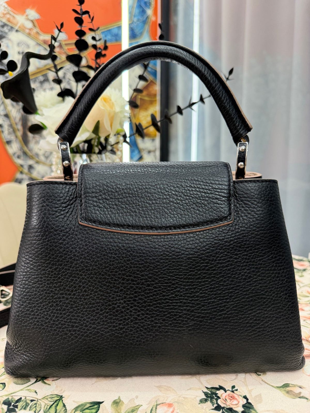 Louis Vuitton - Capucines BB - Leather - Black - (small)