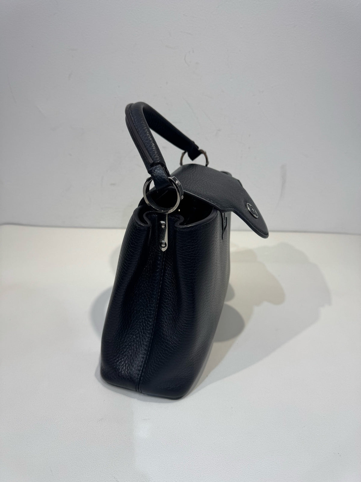 Louis Vuitton - Capucines BB - Leather - Black - (small)