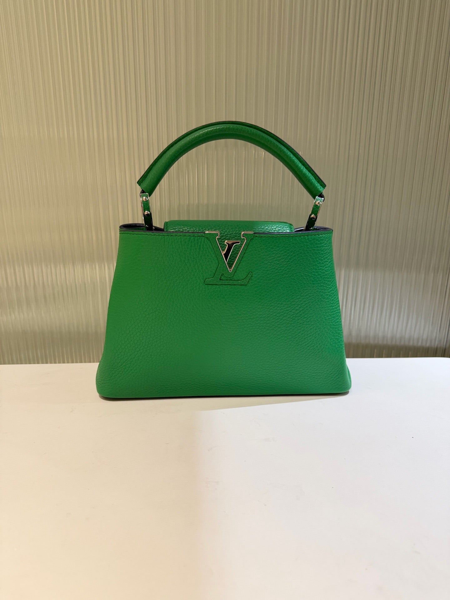 Louis Vuitton - Capucines BB - Leather - Green - (BB)