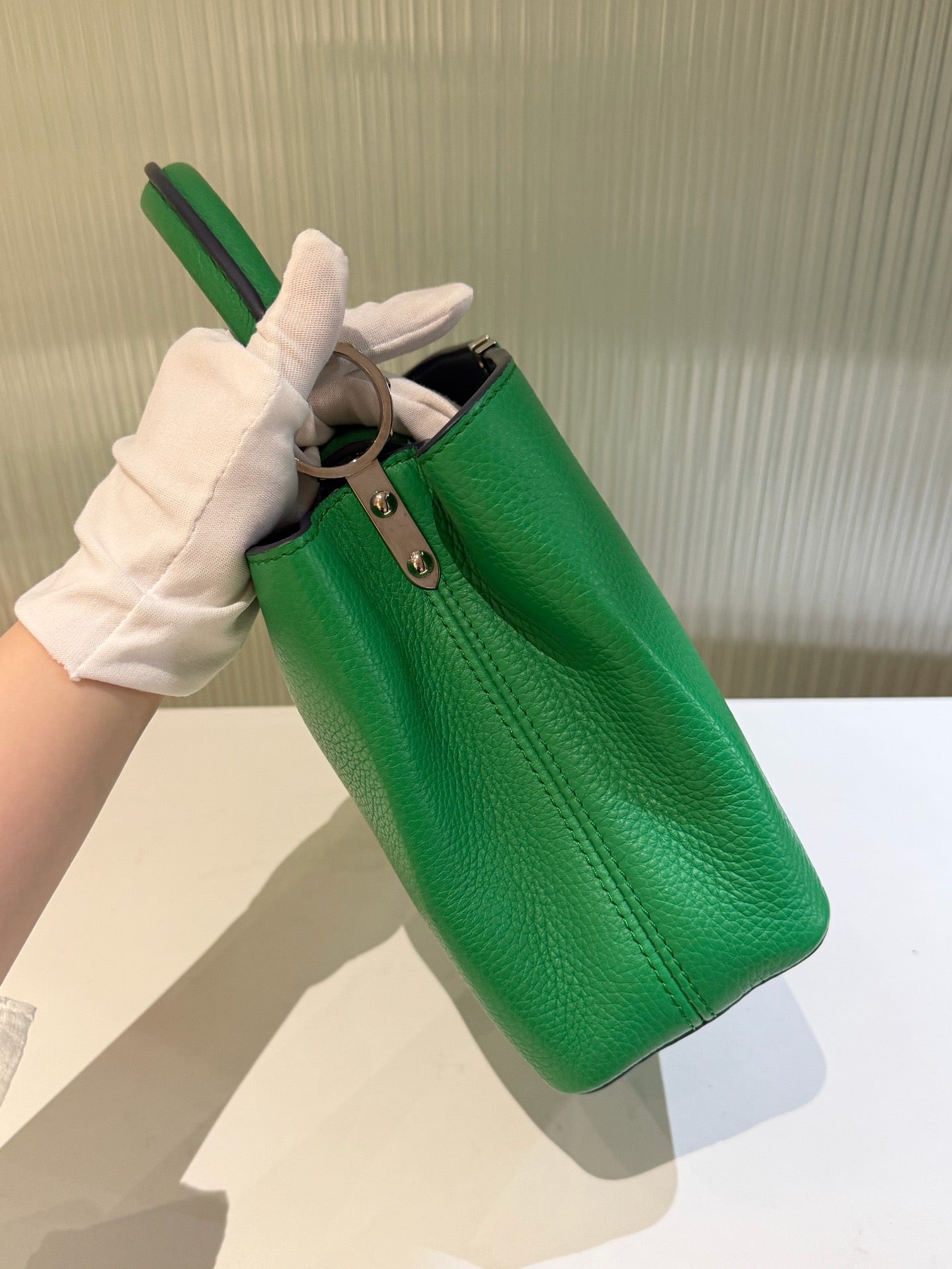 Louis Vuitton - Capucines BB - Leather - Green - (BB)