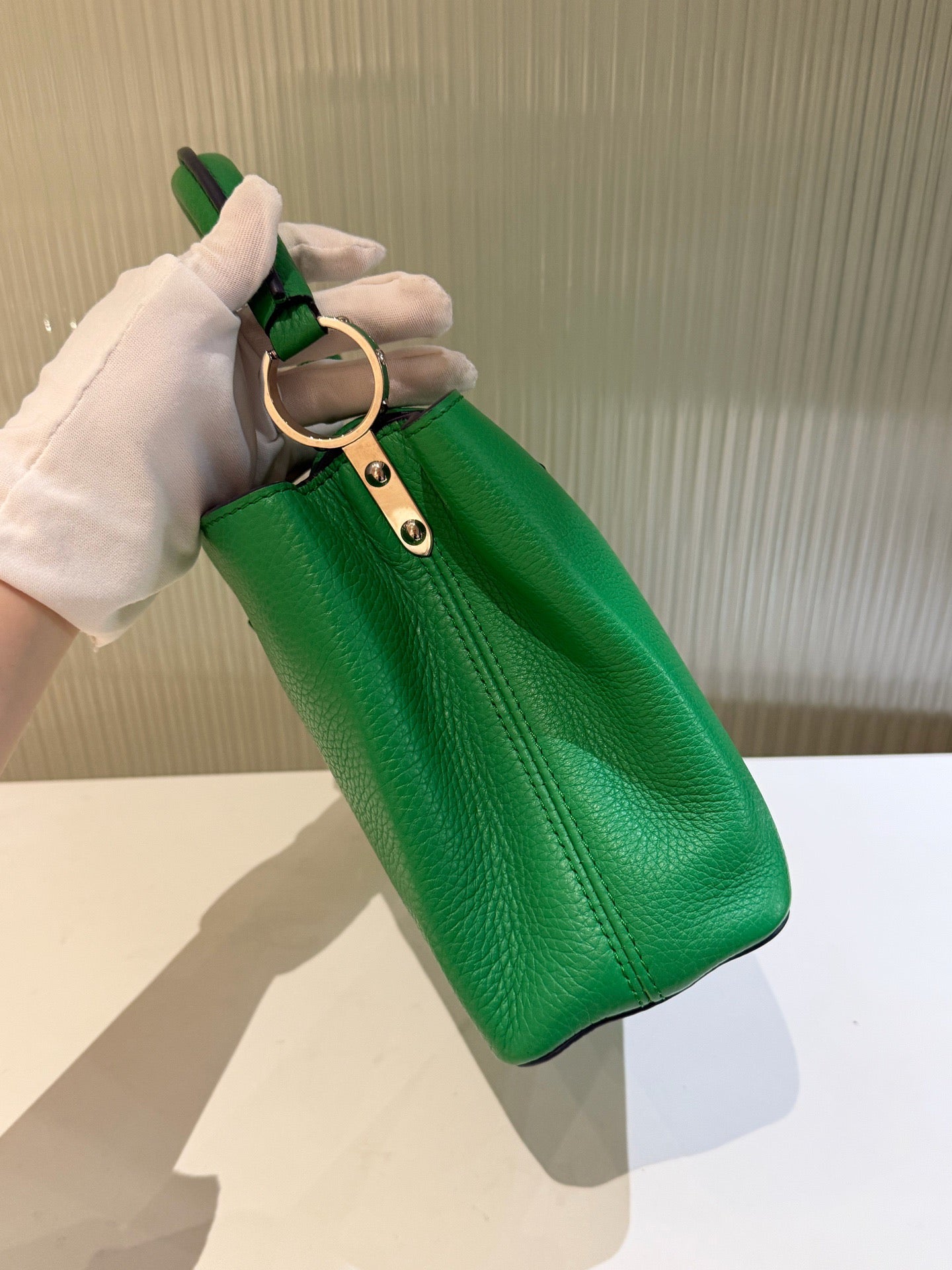 Louis Vuitton - Capucines BB - Leather - Green - (BB)