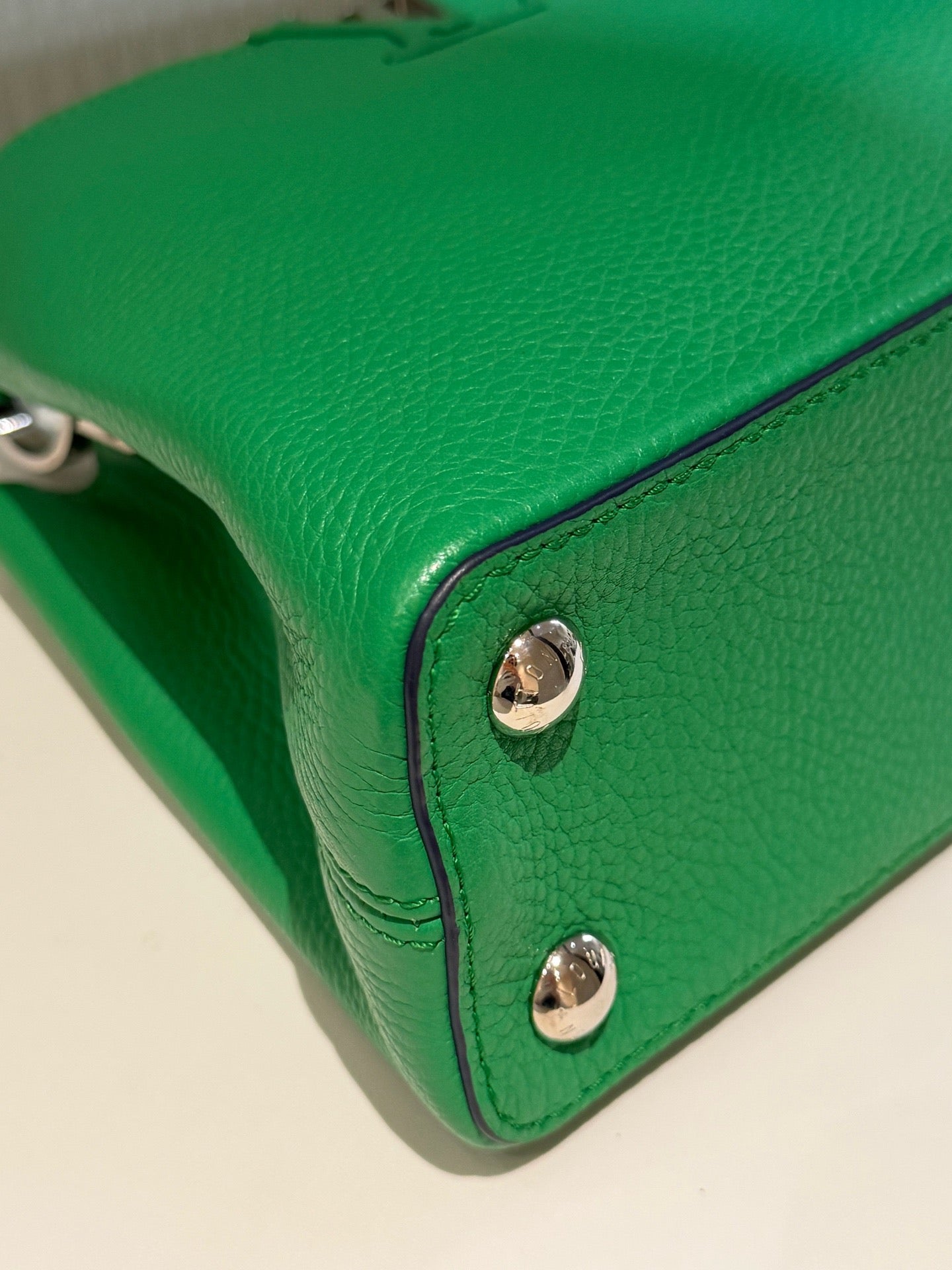 Louis Vuitton - Capucines BB - Leather - Green - (BB)