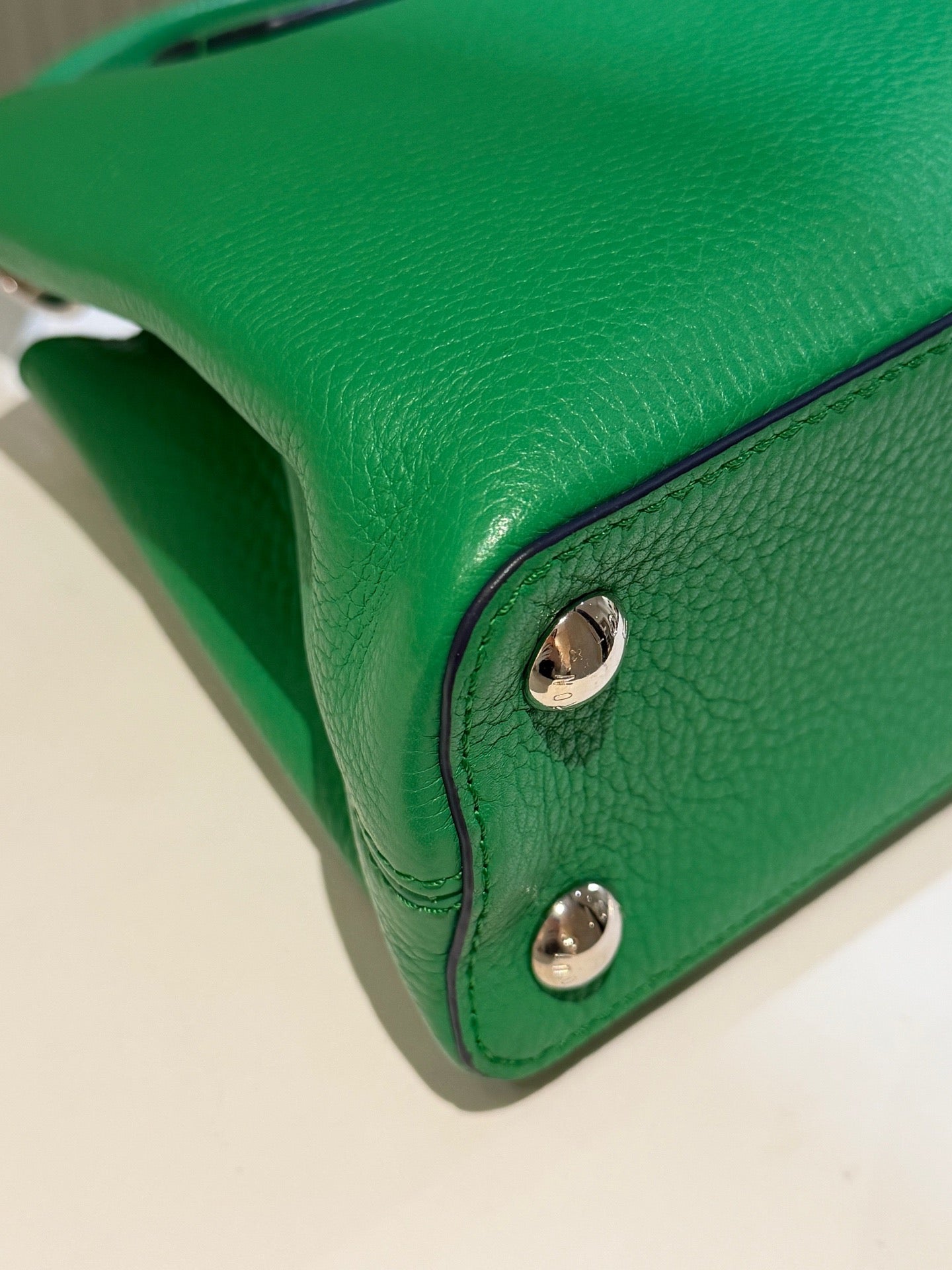 Louis Vuitton - Capucines BB - Leather - Green - (BB)