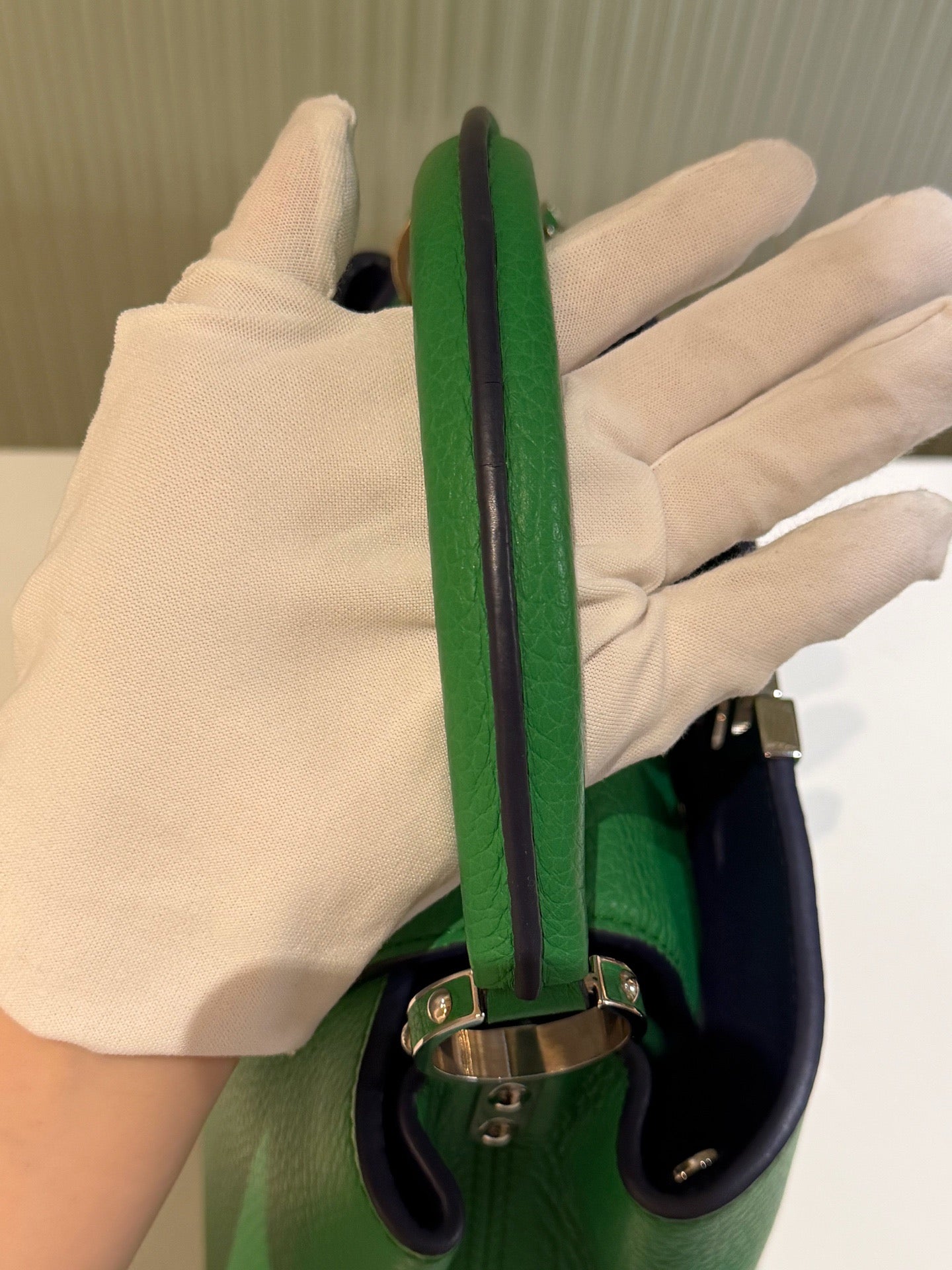 Louis Vuitton - Capucines BB - Leather - Green - (BB)