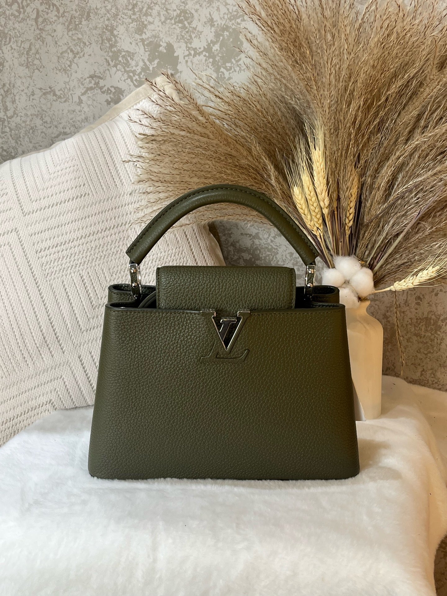 Louis Vuitton - Capucines BB - Leather - Green - (mini)