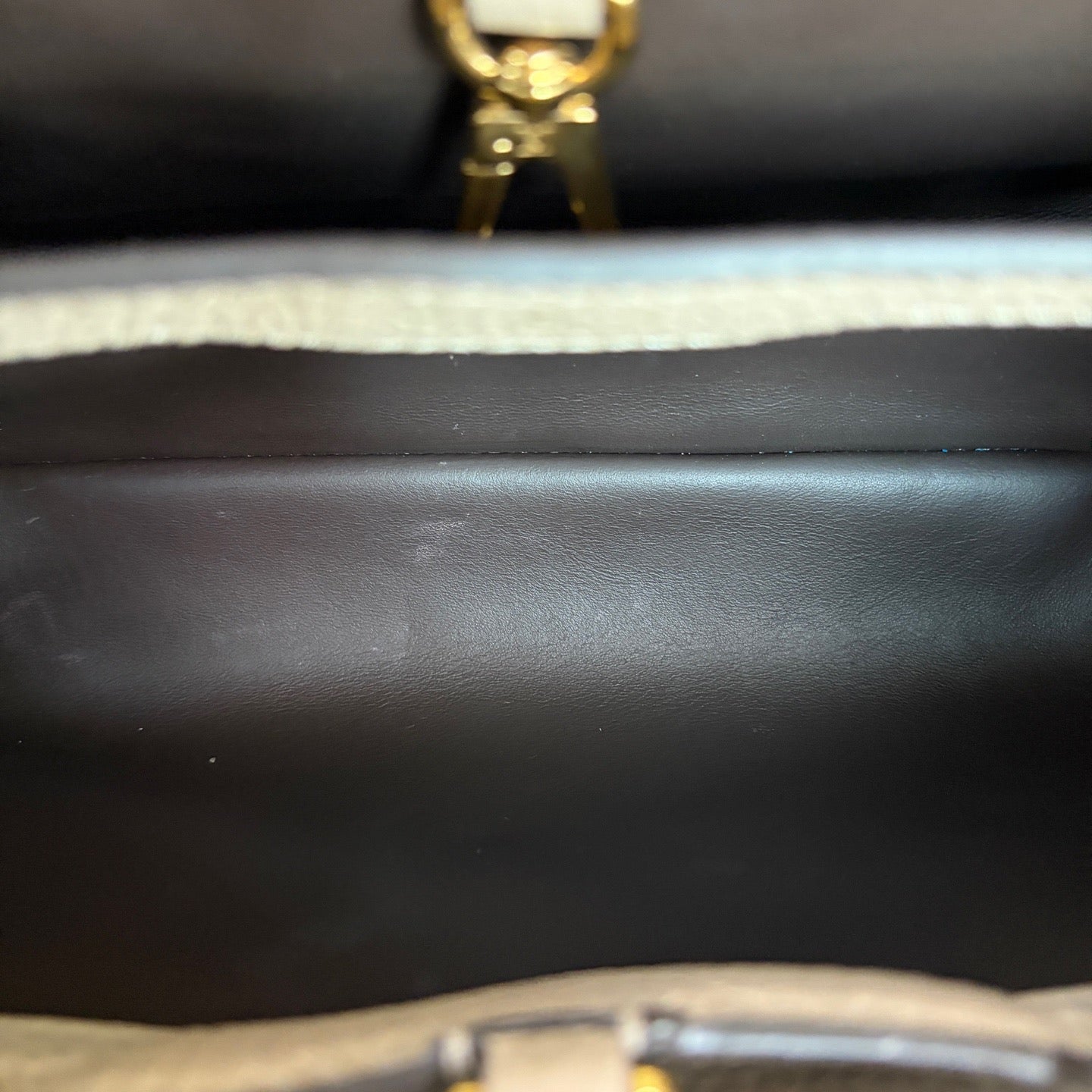 Louis Vuitton - Capucines BB - Leather - Grey - (BB)