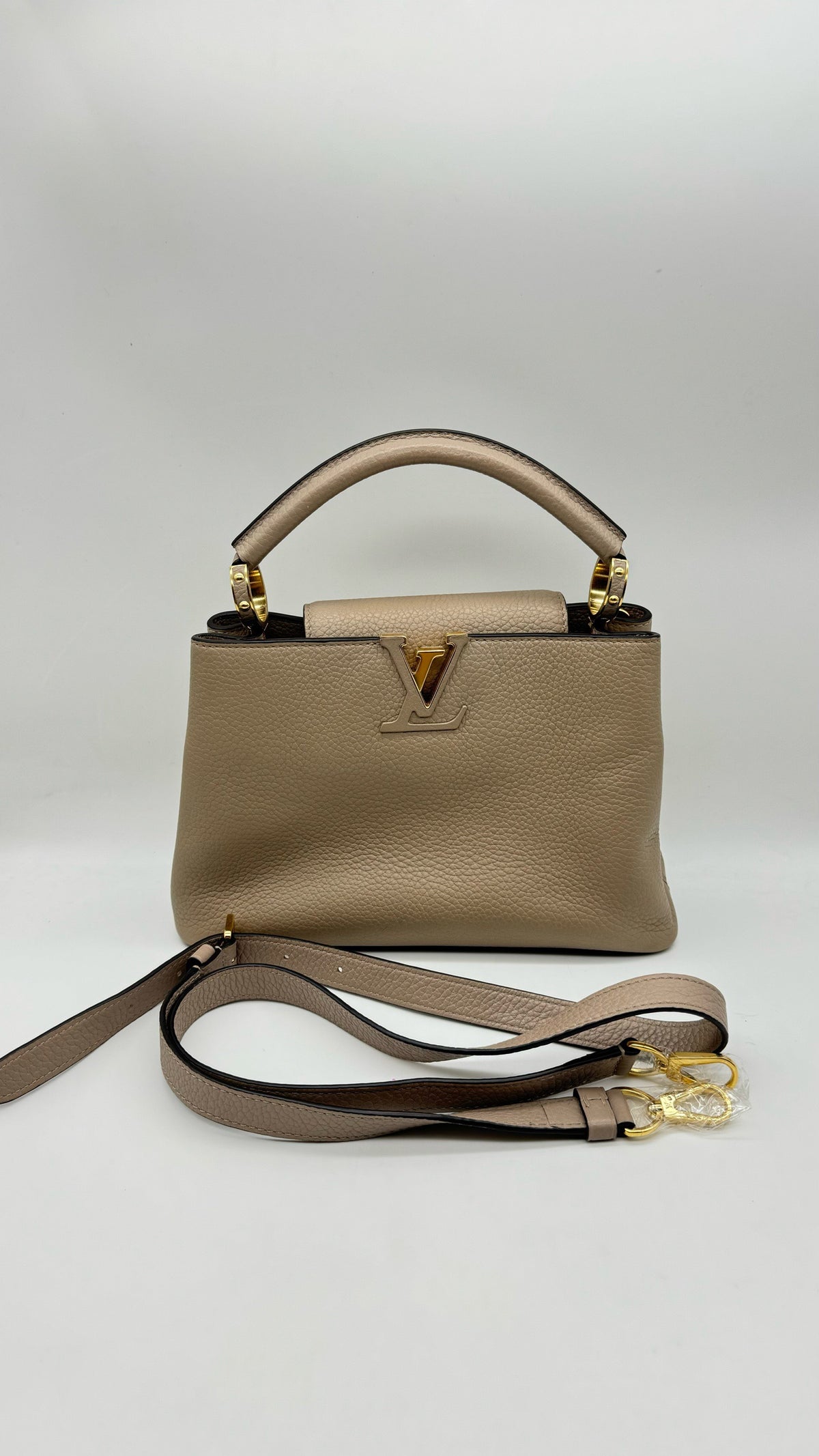 Louis Vuitton - Capucines BB - Leather - Grey - (mini)