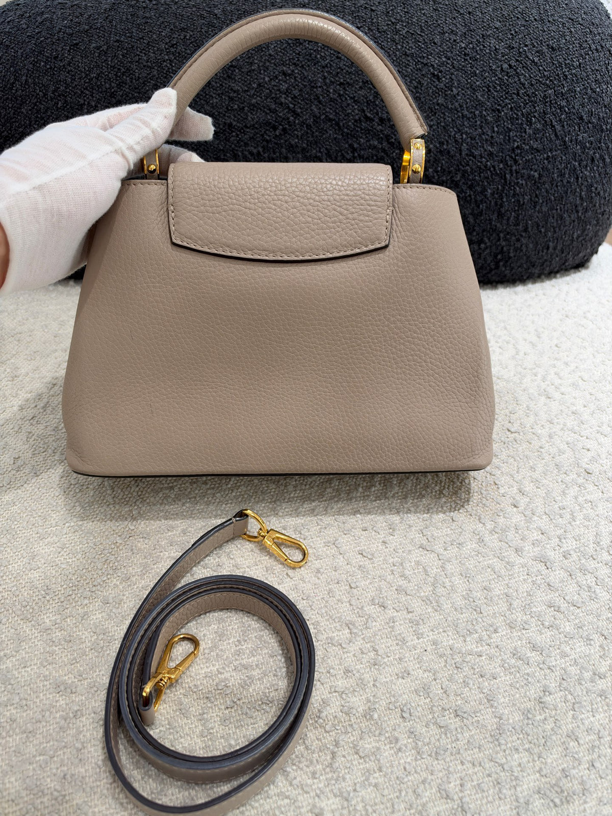 Louis Vuitton - Capucines BB - Leather - Grey - (small)