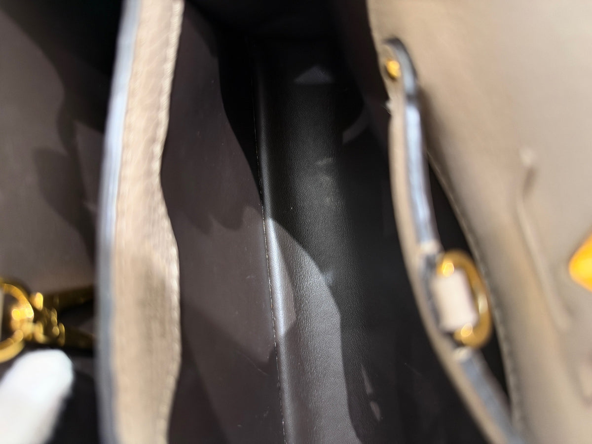 Louis Vuitton - Capucines BB - Leather - Grey - (small)