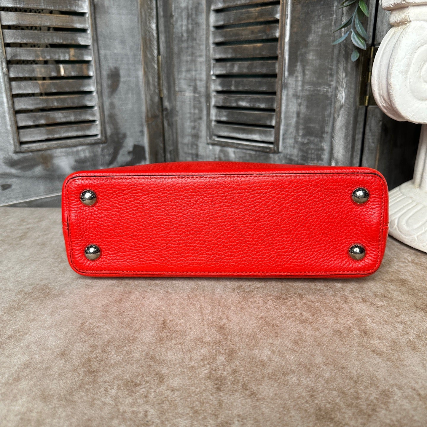Louis Vuitton - Capucines BB - Leather - Red - (mini)