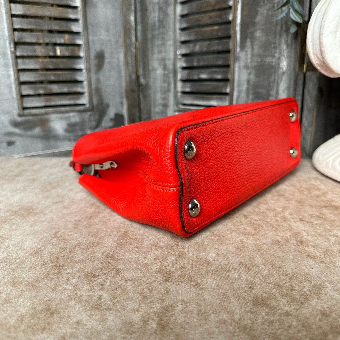 Louis Vuitton - Capucines BB - Leather - Red - (mini)