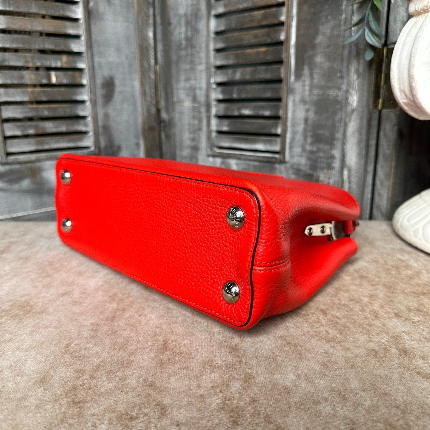 Louis Vuitton - Capucines BB - Leather - Red - (mini)