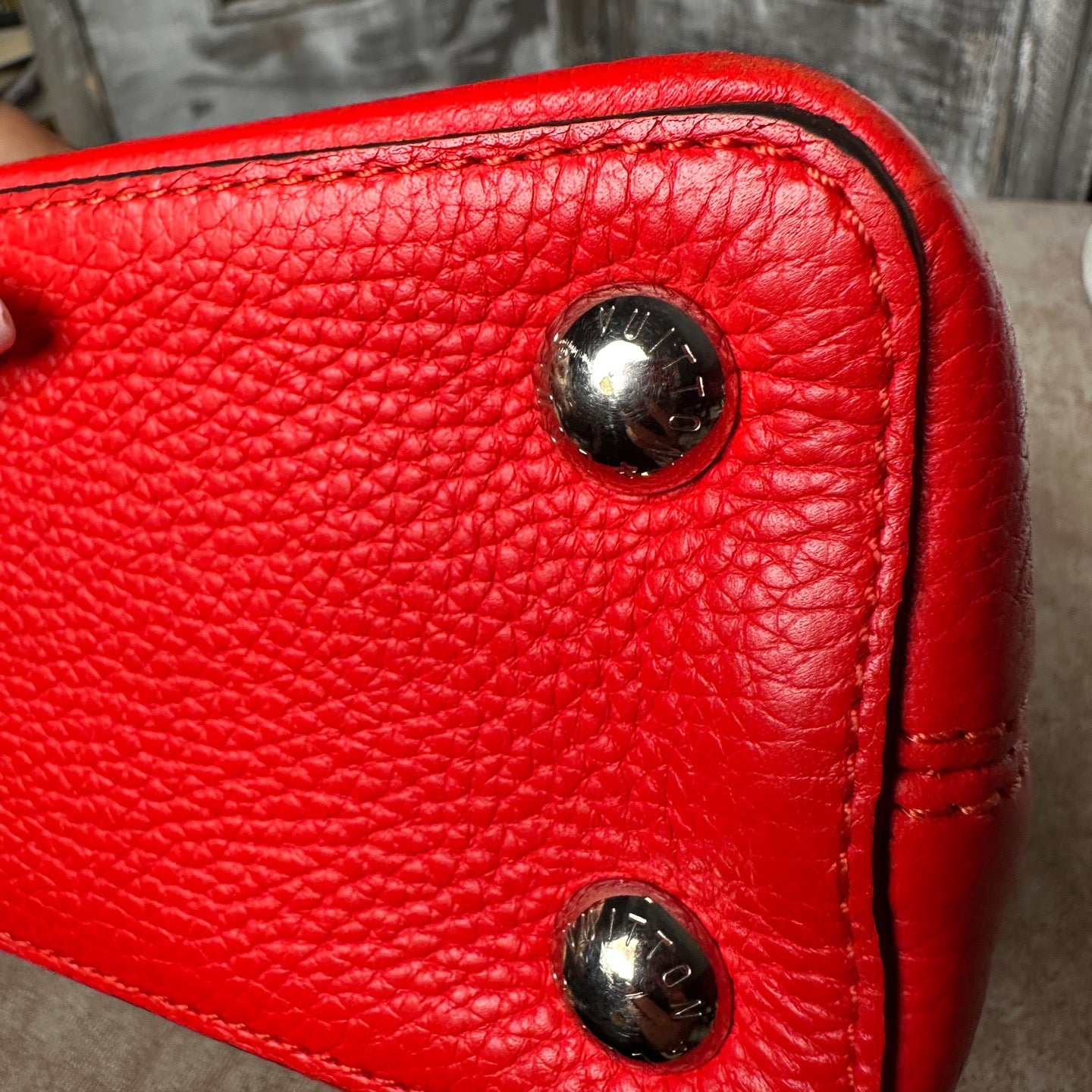 Louis Vuitton - Capucines BB - Leather - Red - (mini)