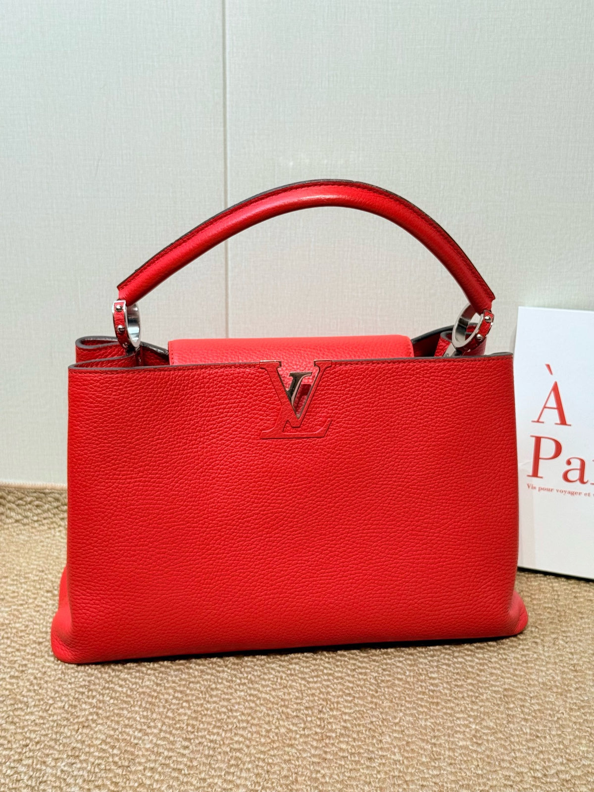 Louis Vuitton - Capucines BB - Leather - Red - (small)
