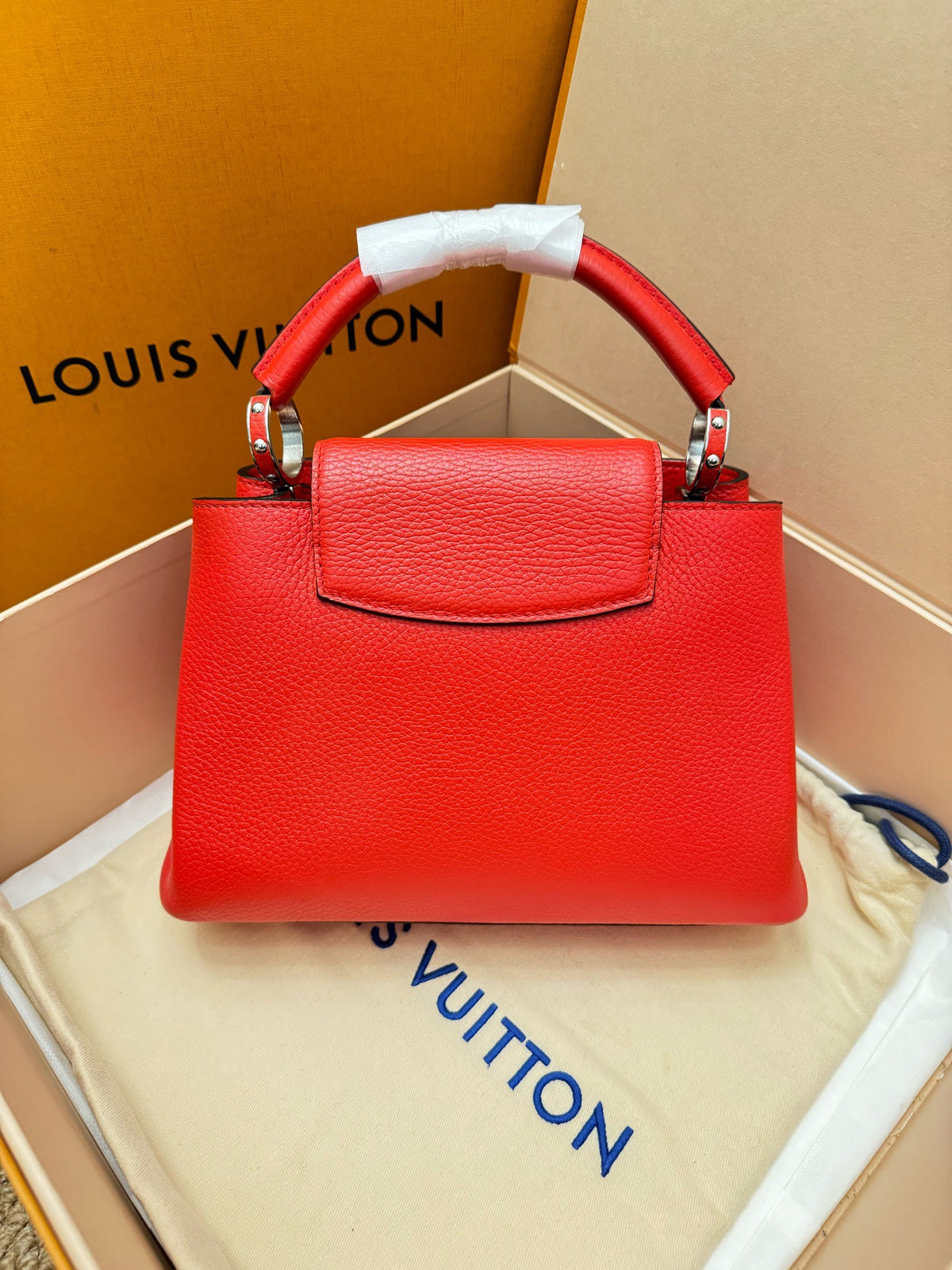 Louis Vuitton - Capucines BB - Leather - Red - (Small)