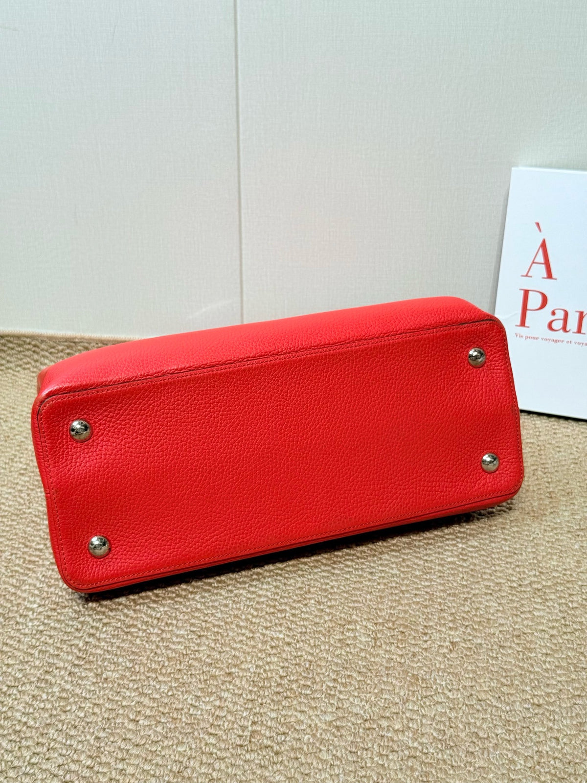 Louis Vuitton - Capucines BB - Leather - Red - (small)