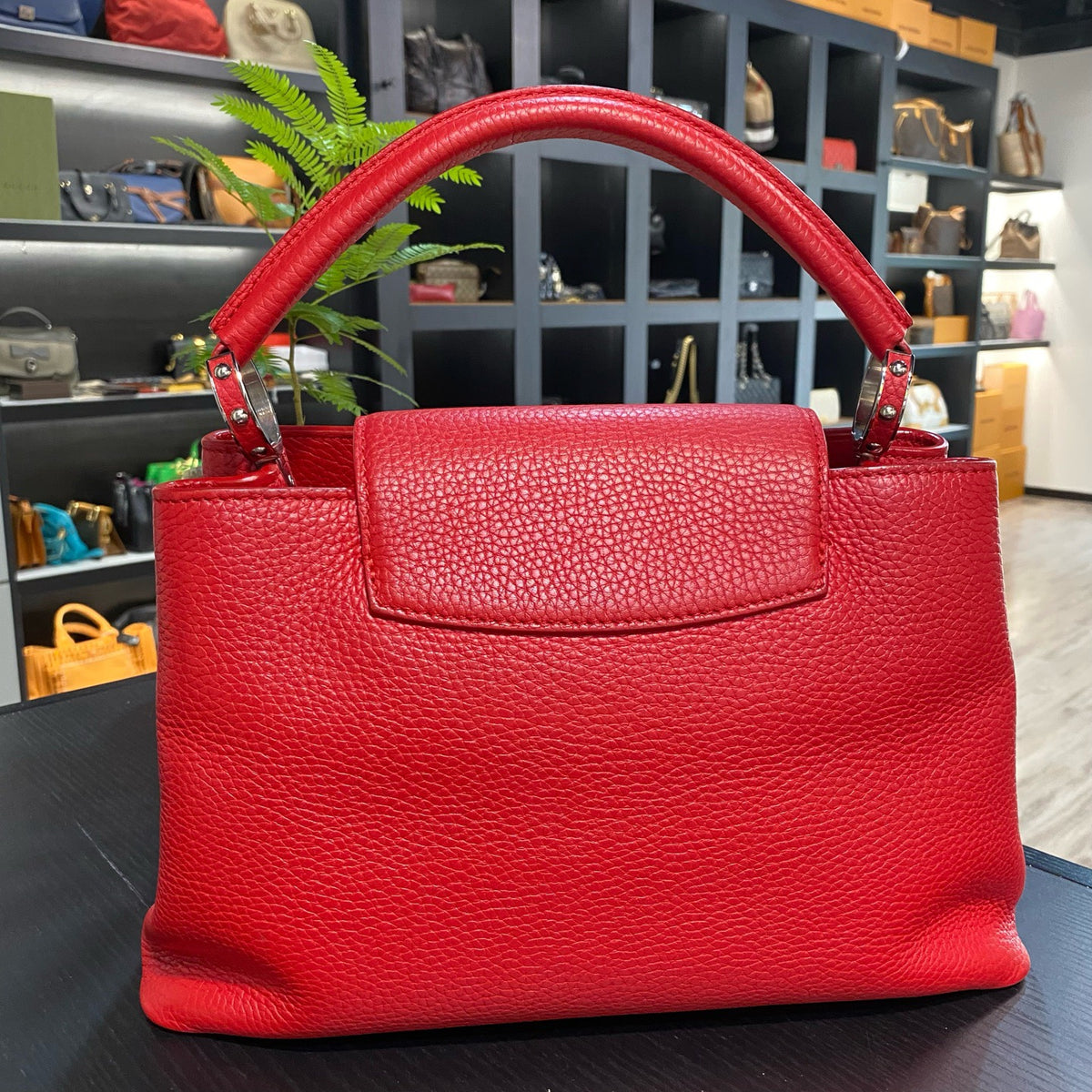 Louis Vuitton - Capucines BB - Leather - Red - (small)