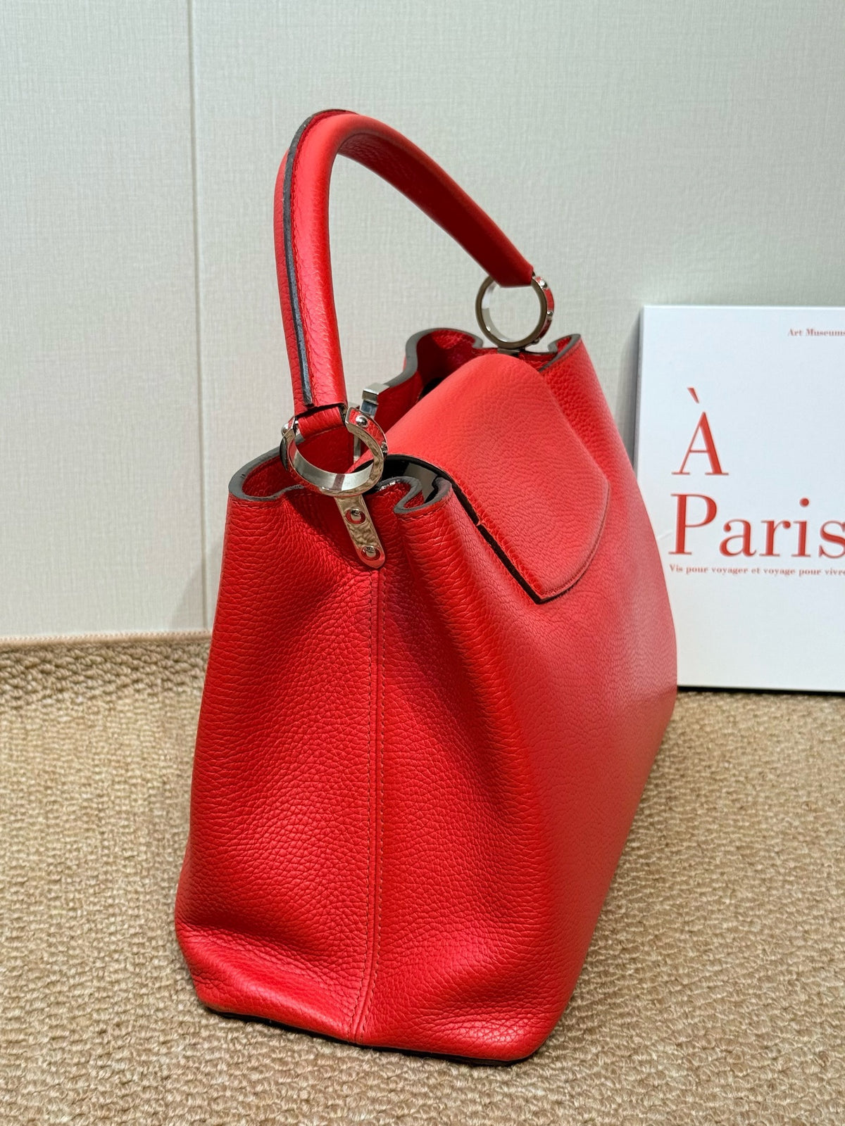 Louis Vuitton - Capucines BB - Leather - Red - (small)
