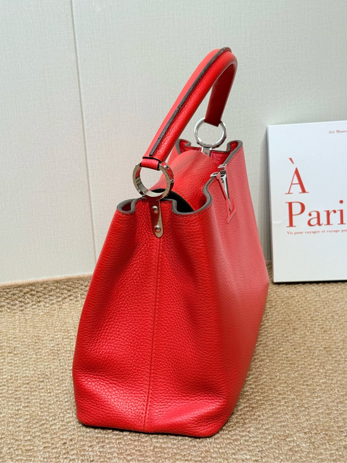 Louis Vuitton - Capucines BB - Leather - Red - (small)
