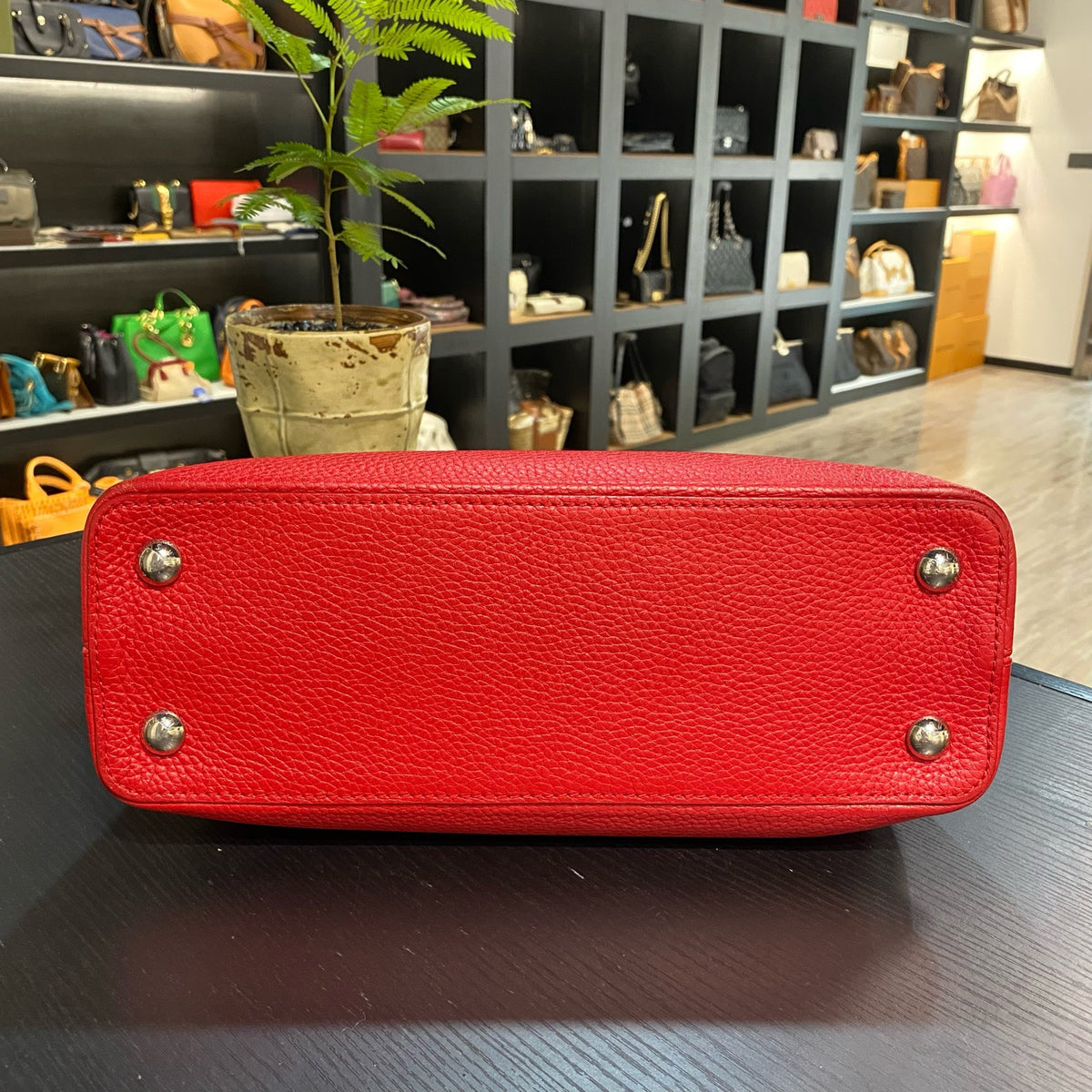 Louis Vuitton - Capucines BB - Leather - Red - (small)