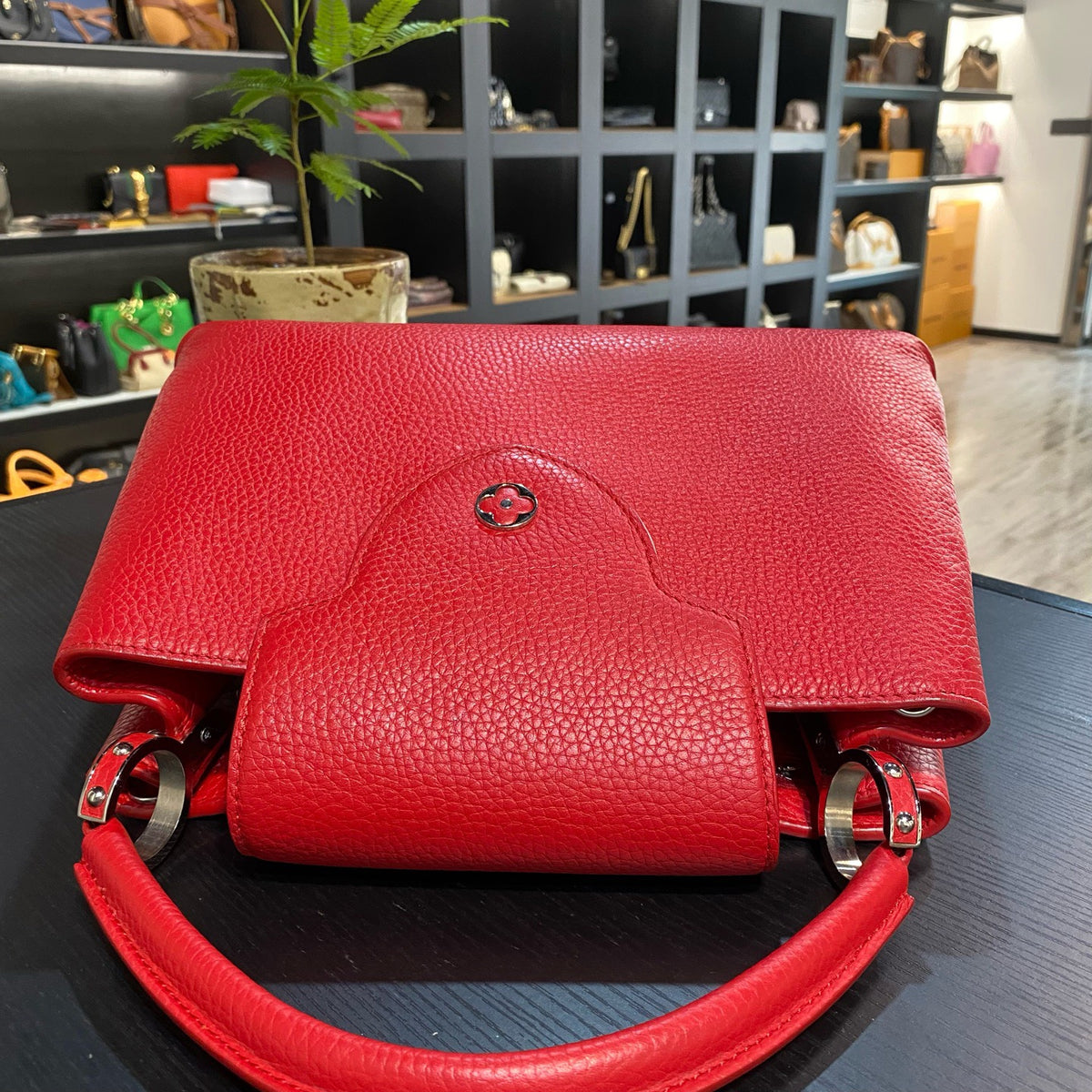Louis Vuitton - Capucines BB - Leather - Red - (small)
