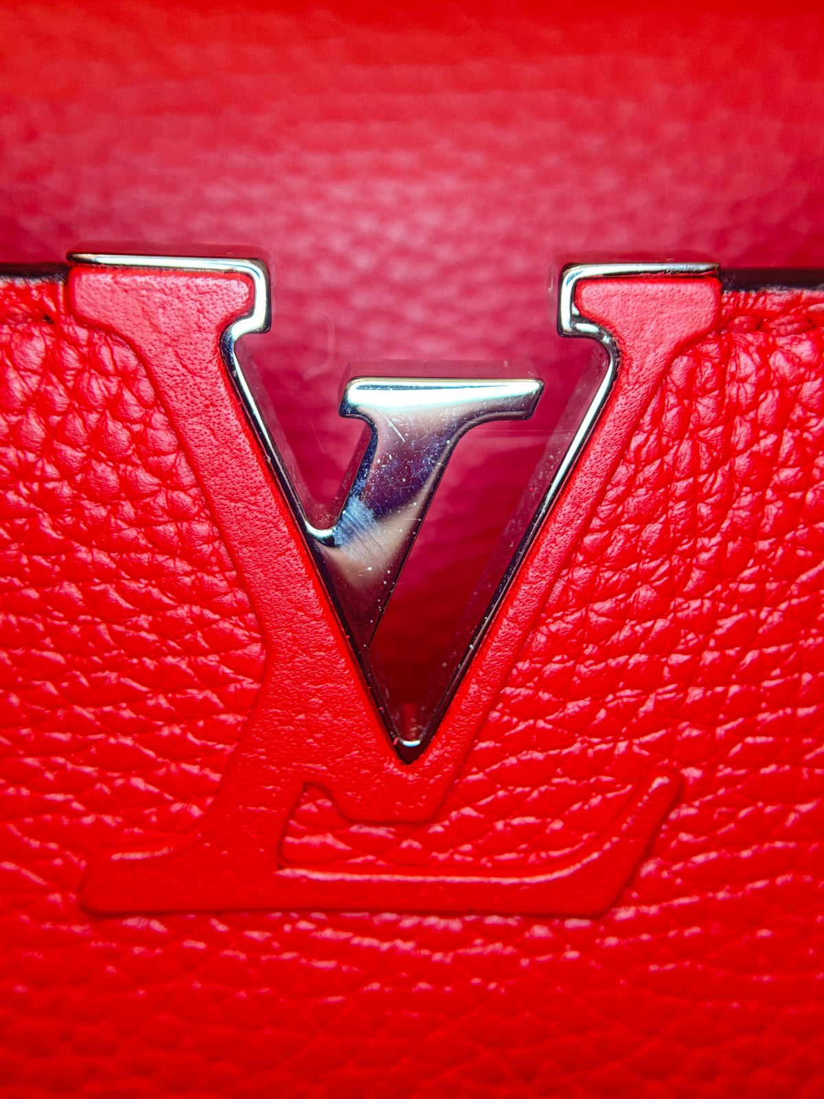 Louis Vuitton - Capucines BB - Leather - Red - (Small)