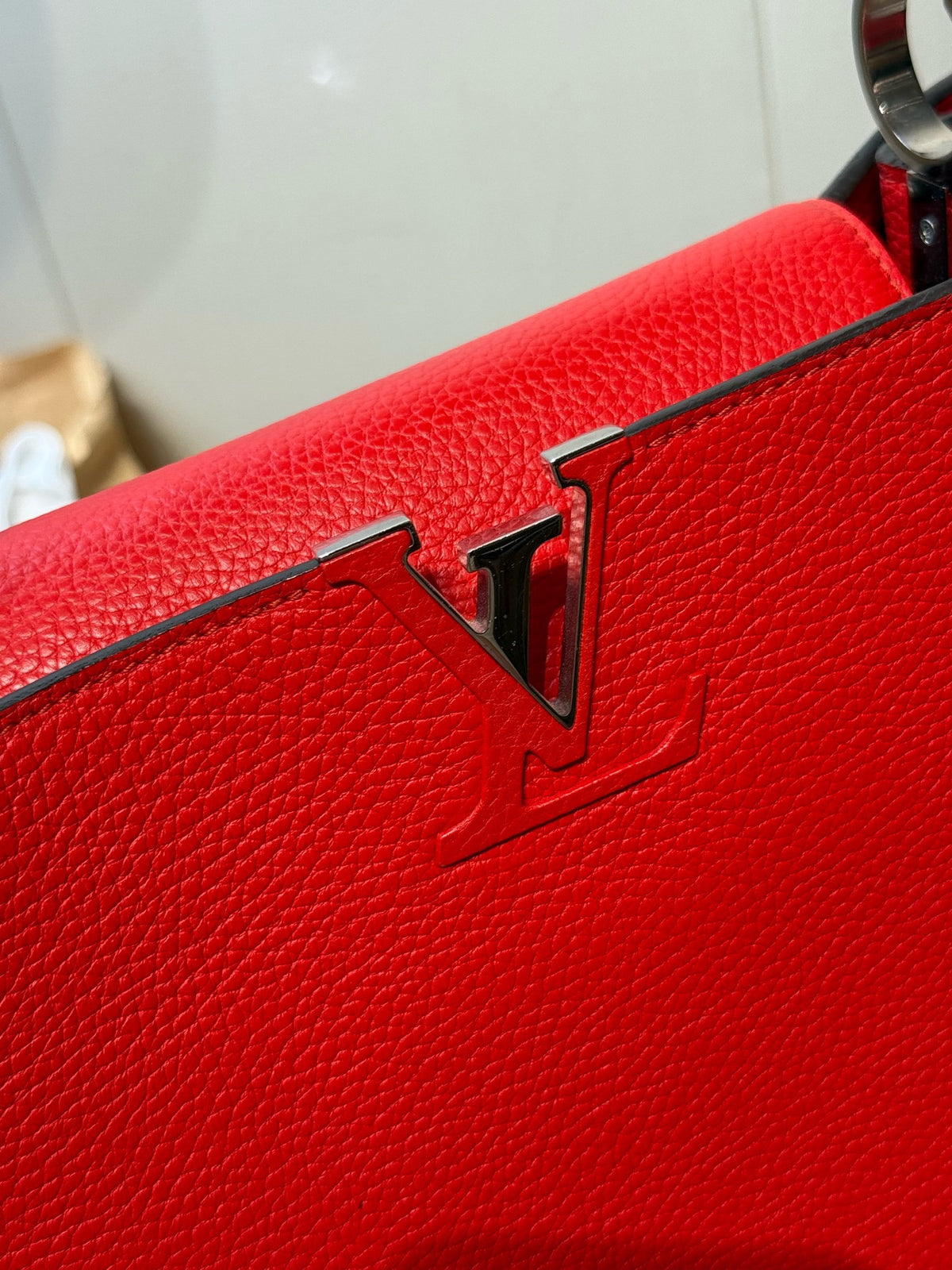 Louis Vuitton - Capucines BB - Leather - Red - (small)
