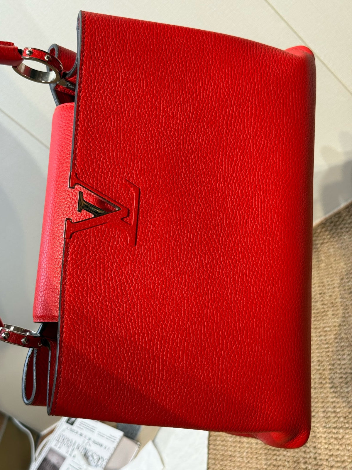Louis Vuitton - Capucines BB - Leather - Red - (small)