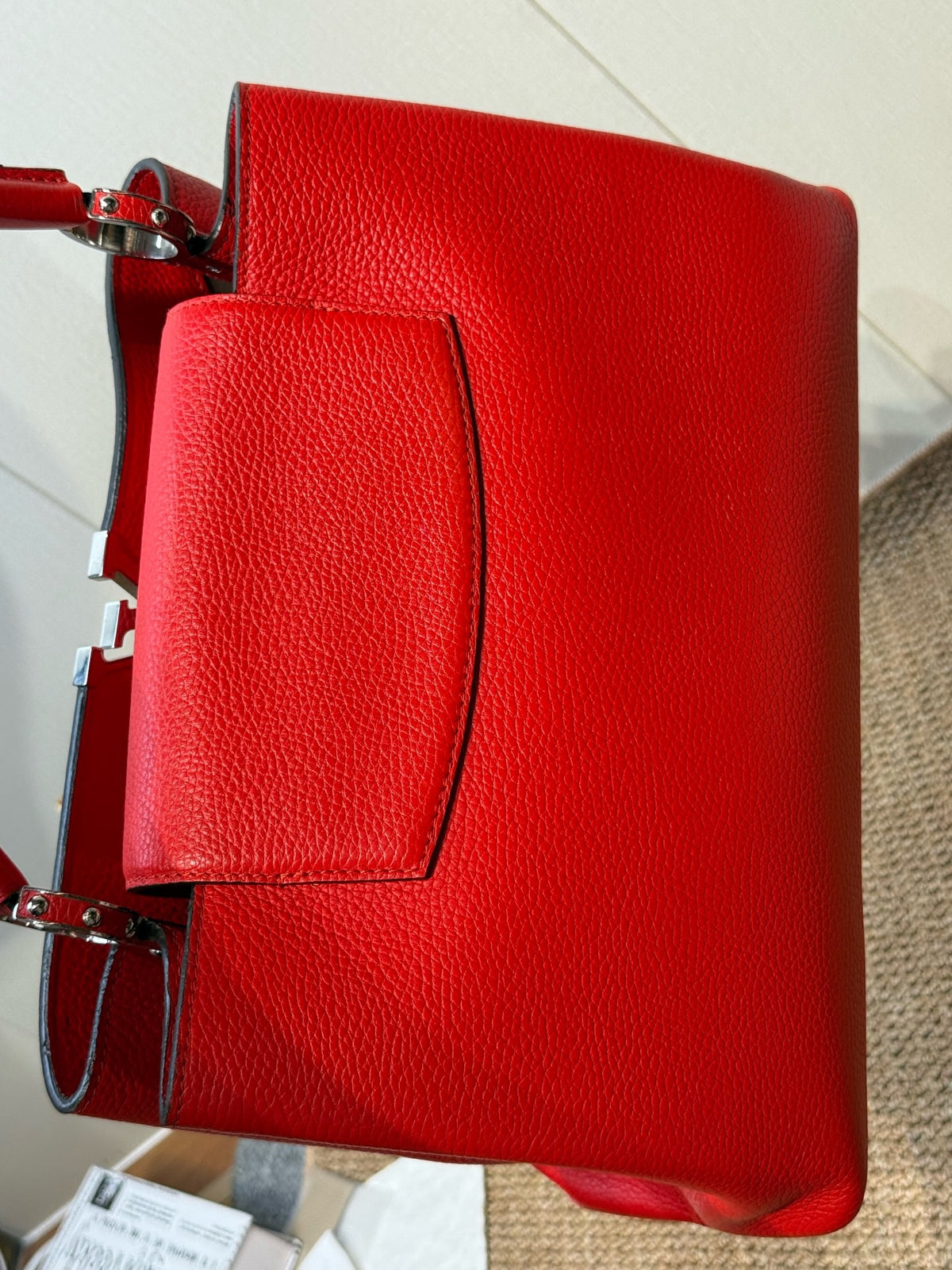Louis Vuitton - Capucines BB - Leather - Red - (small)