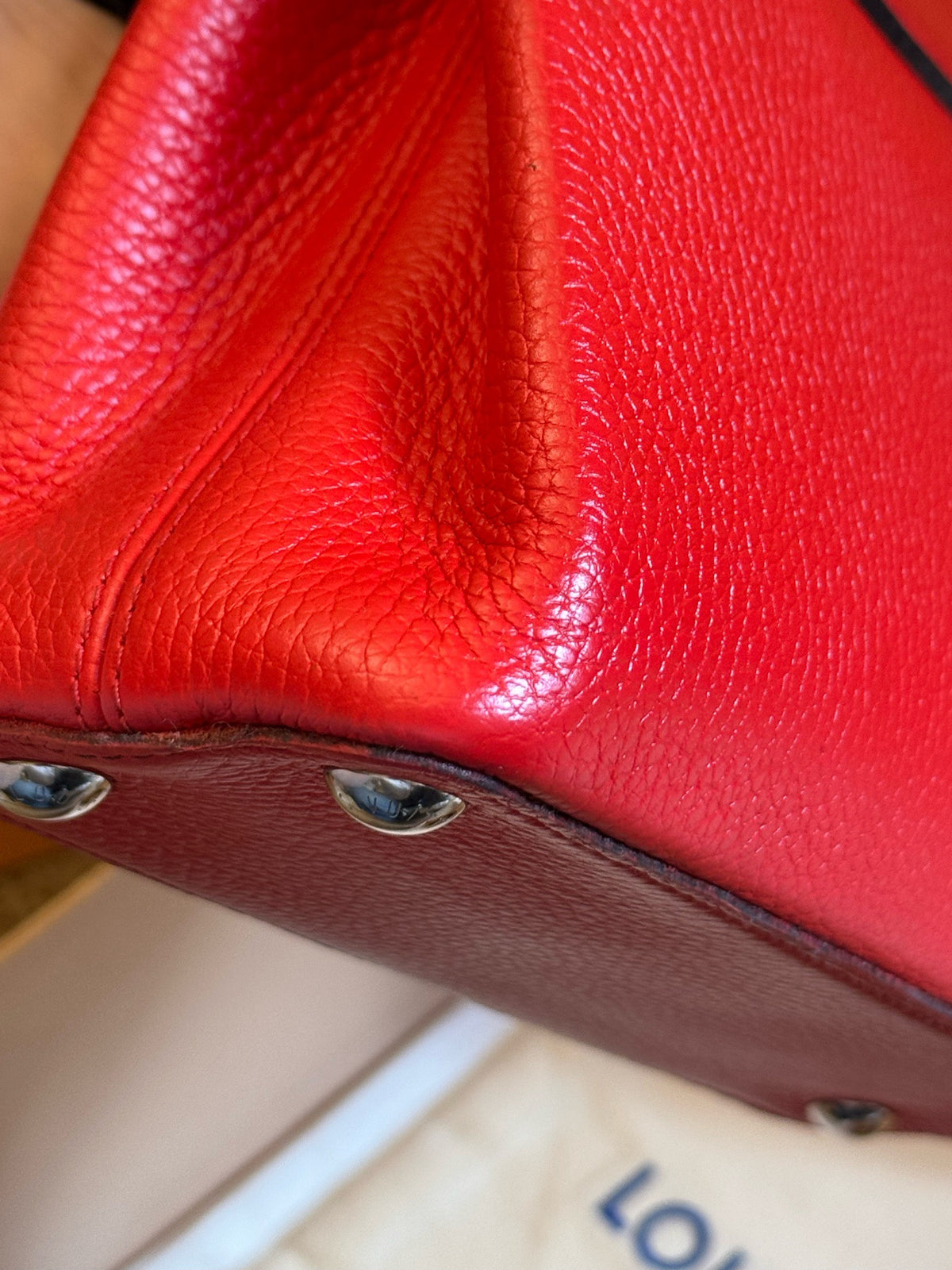 Louis Vuitton - Capucines BB - Leather - Red - (Small)