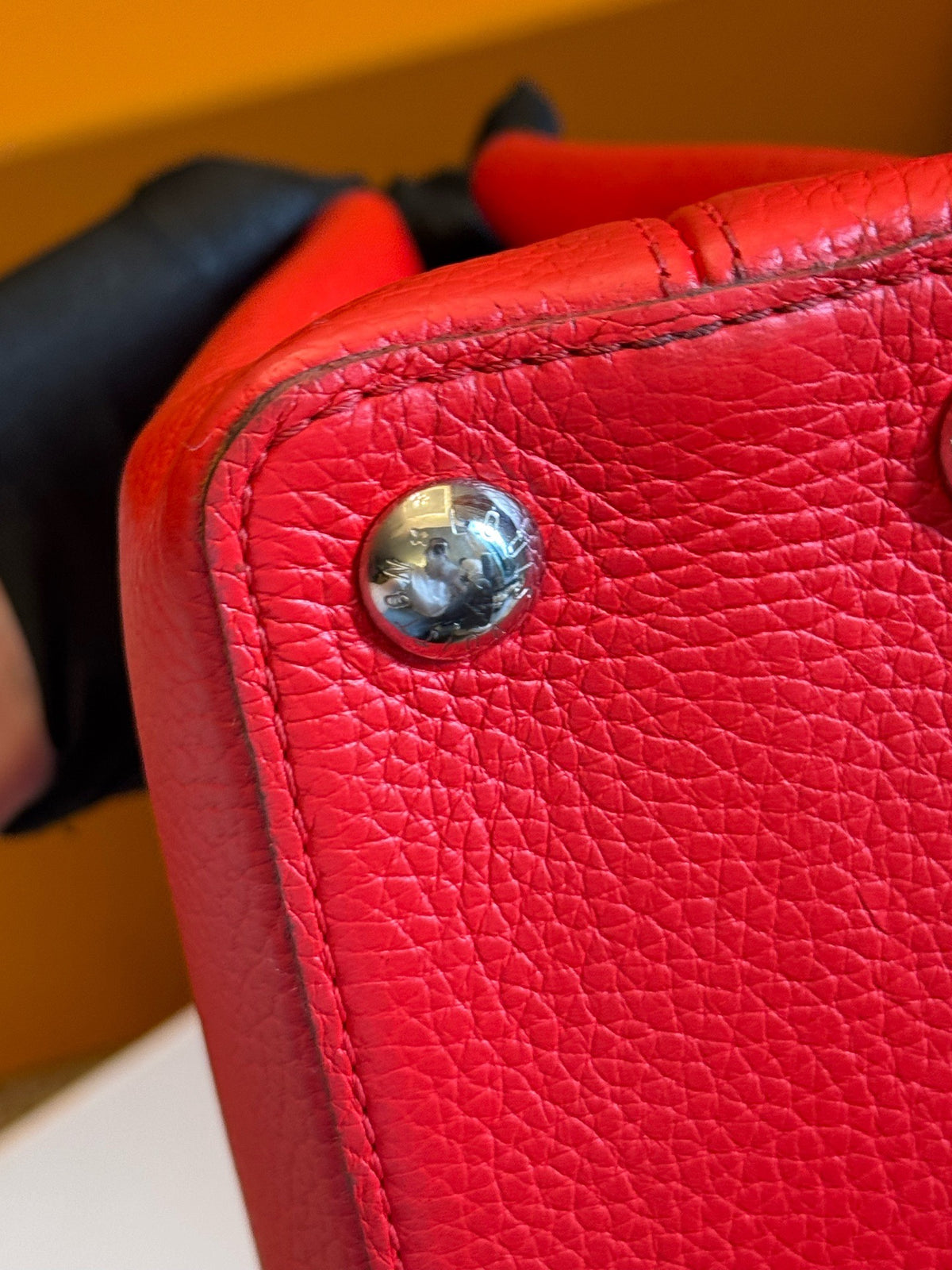 Louis Vuitton - Capucines BB - Leather - Red - (Small)