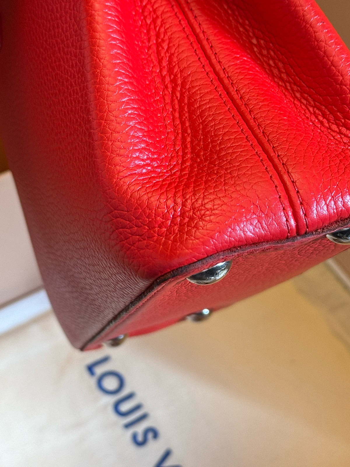 Louis Vuitton - Capucines BB - Leather - Red - (Small)